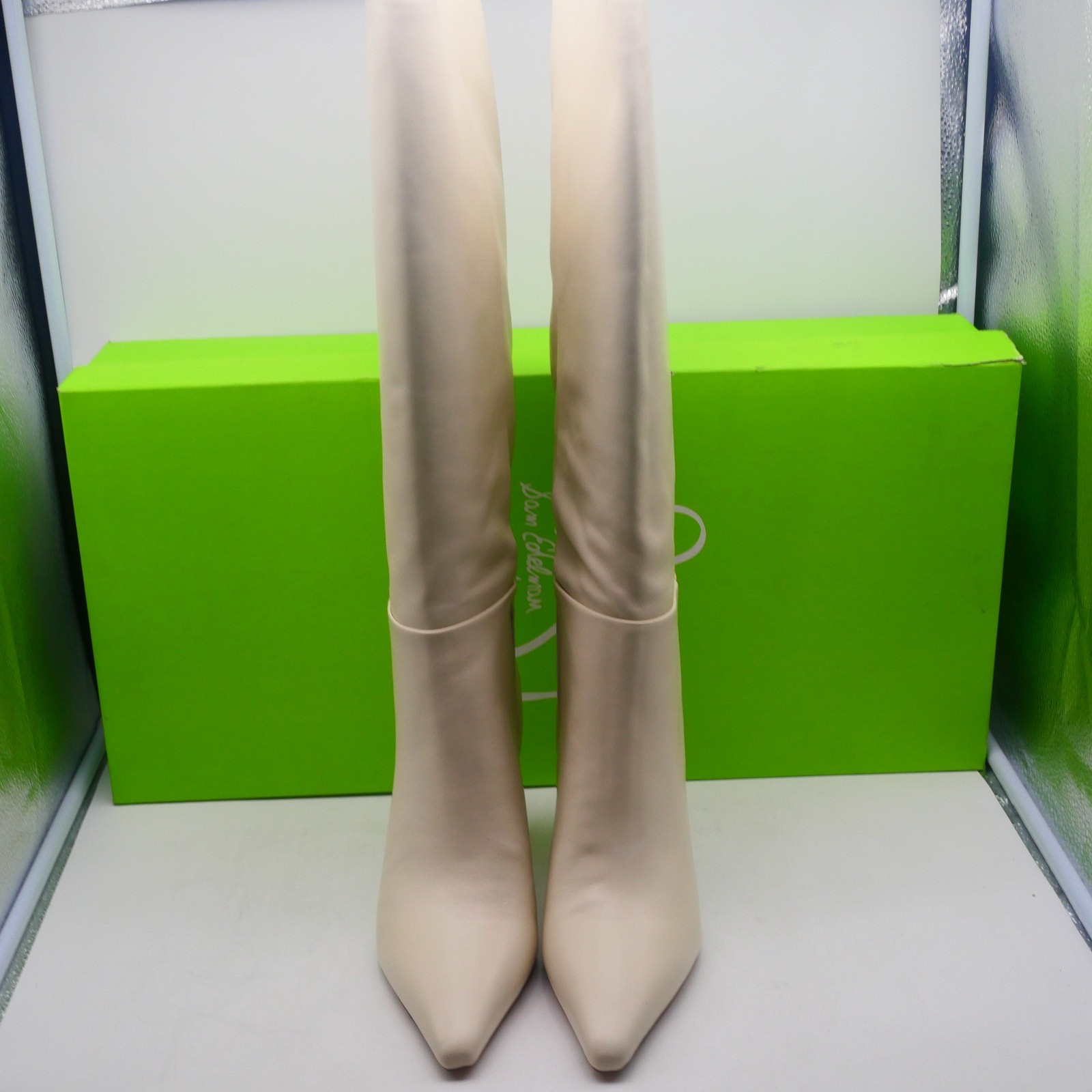 NEW Sam Edelman Vance Knee High Boots Women’s 5 Ivory Cream