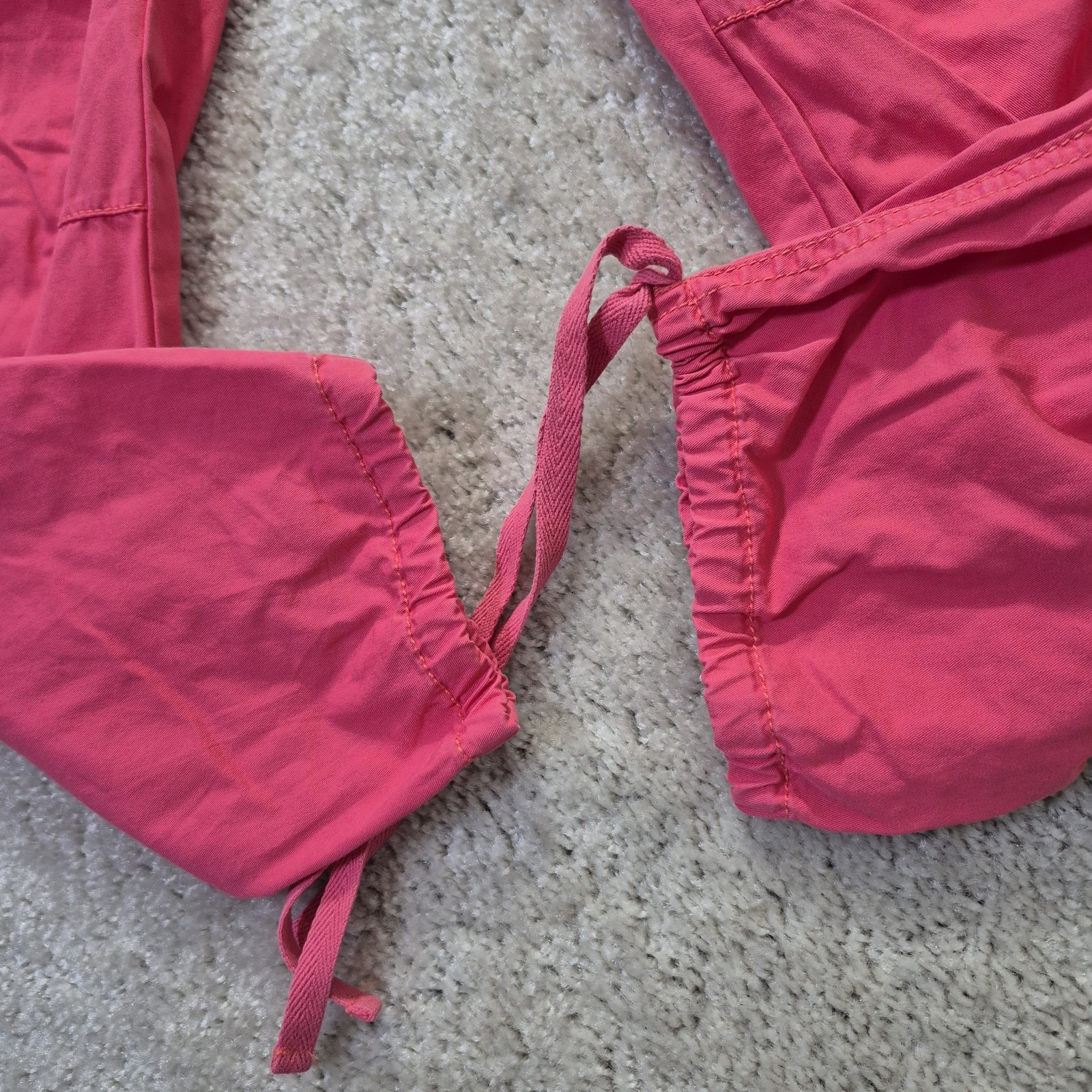 Sundance Rippling Tides Pants Womens Medium Petite PM Pink Utility Outdoor Beach