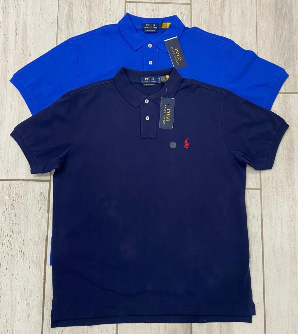 NWT Polo Ralph Lauren Men’s Custom Slim Fit Mesh Polo Shirt – Blue, Navy S-2XL