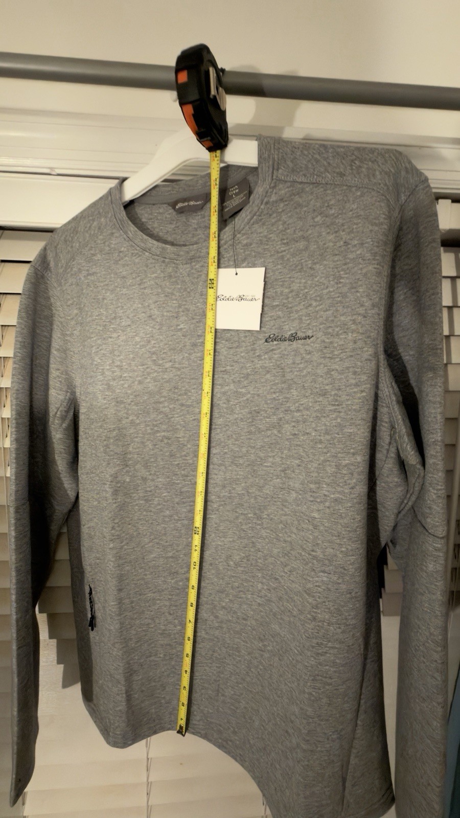 Eddie Bauer | Men’s Supersoft Fleece Gray Fit Heavyweight Crew Sweatshirt Used