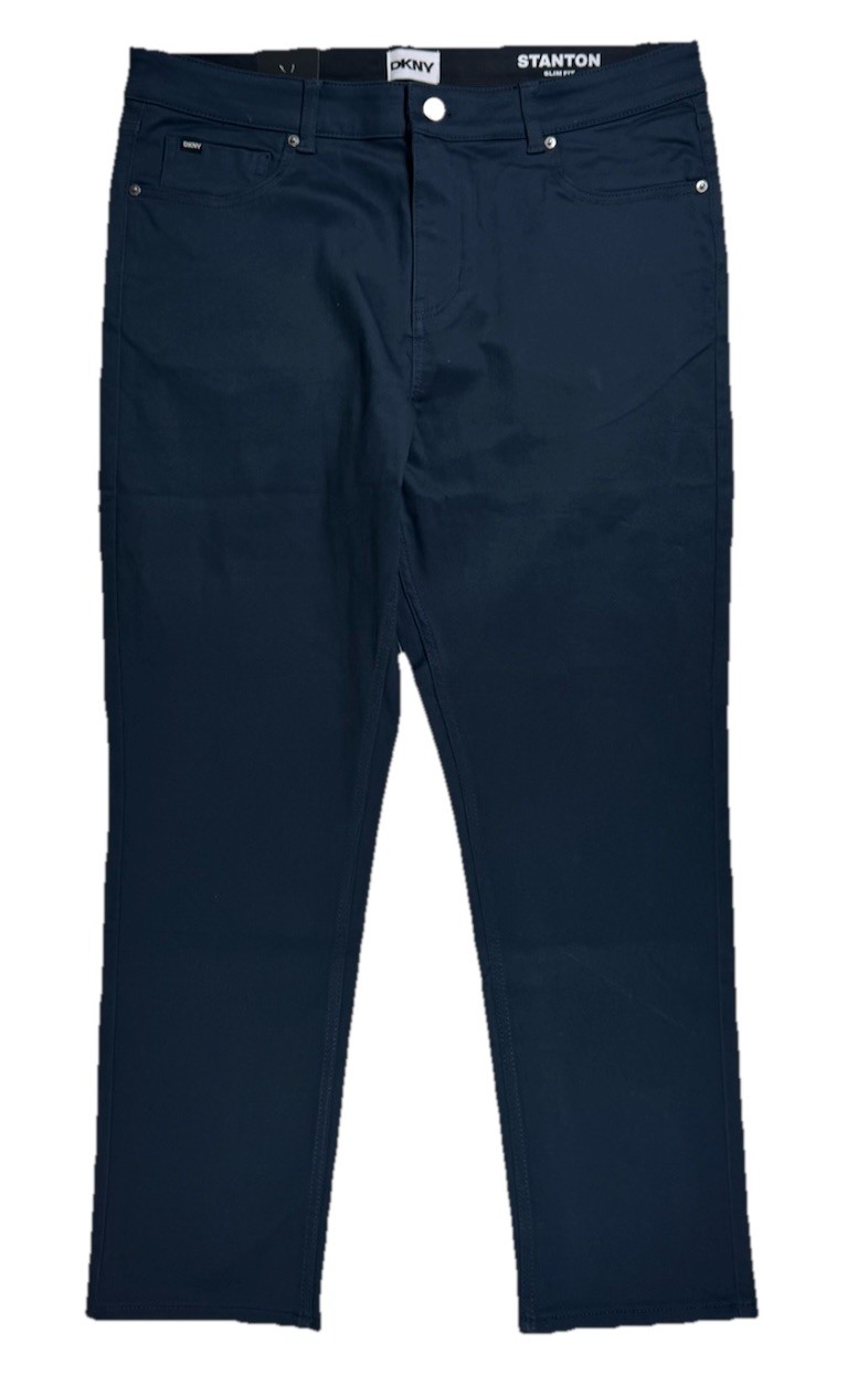 NWT DKNY Mens Ultimate Stretch Pants Stanton Slim Fit 30 32 33 34 36 38 Navy K1