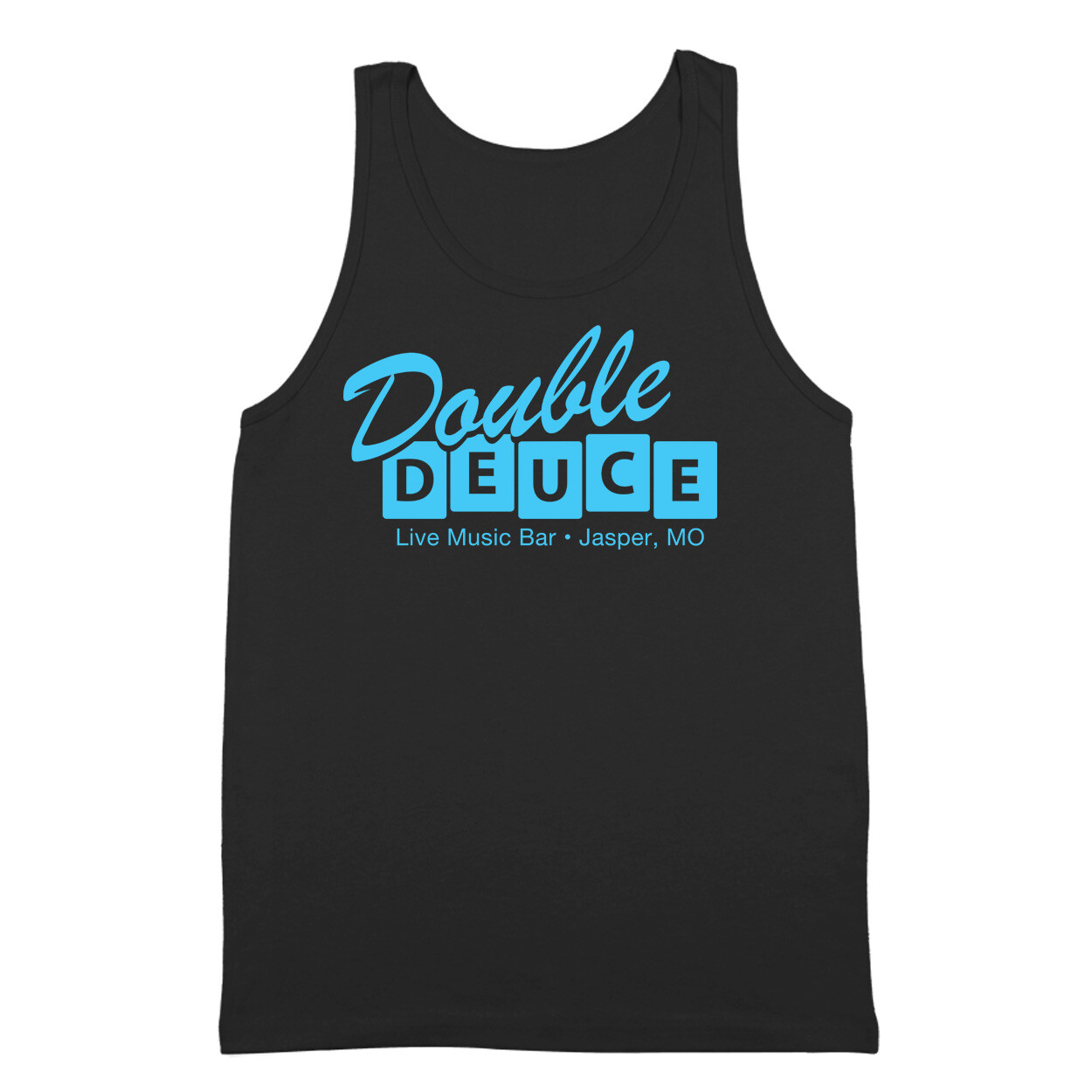 Double Deuce Road House 80S Movie Retro Swayzee Black Basic Tank Top