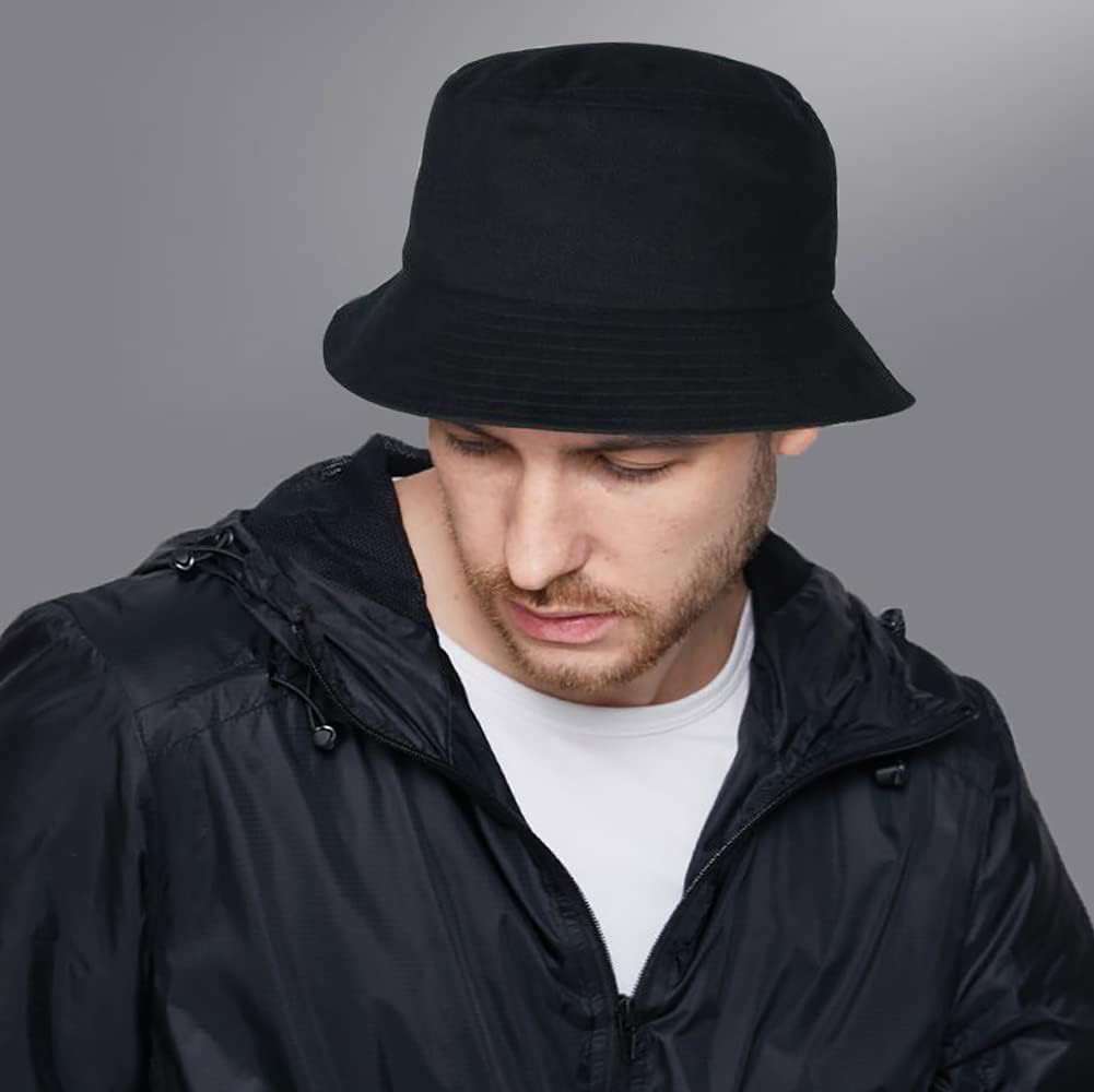 Unisex Bucket Hat Beach Sun Hat Aesthetic Fishing Hat for Men Women Teens, Rever