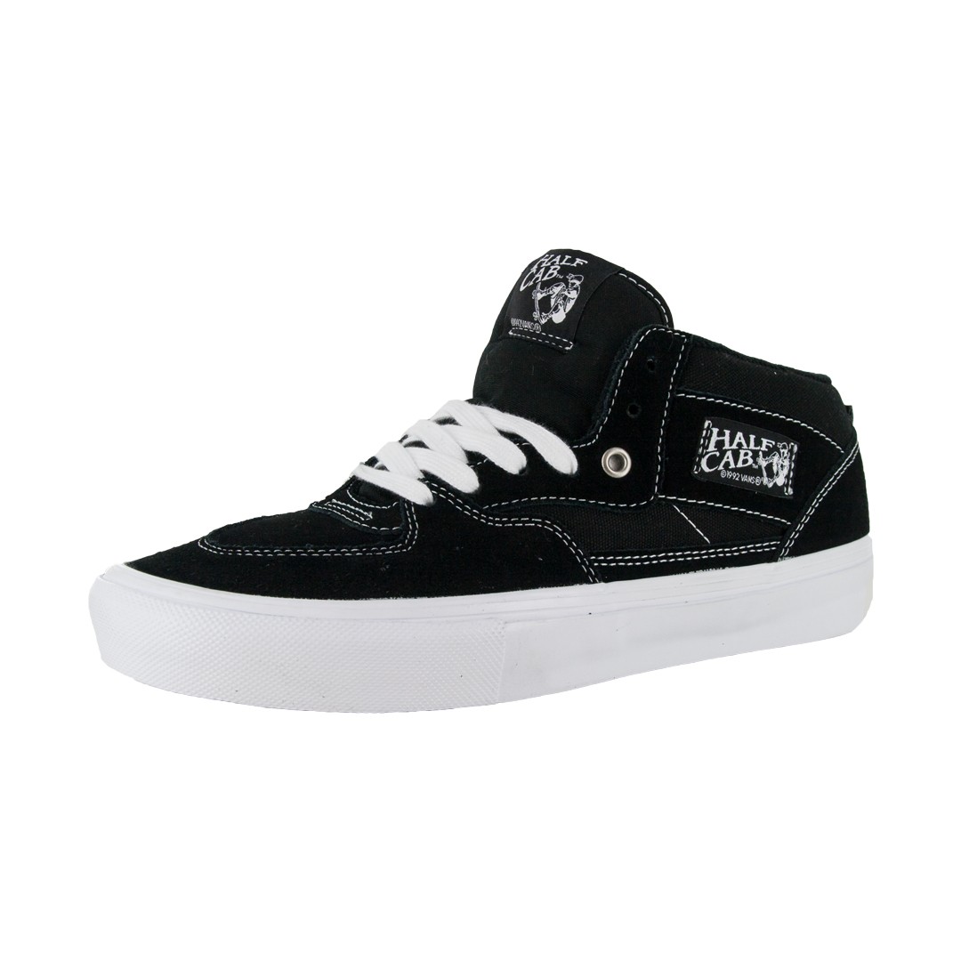 Vans “Skate Half Cab” Sneakers (Black/White) Classic Skate Shoes