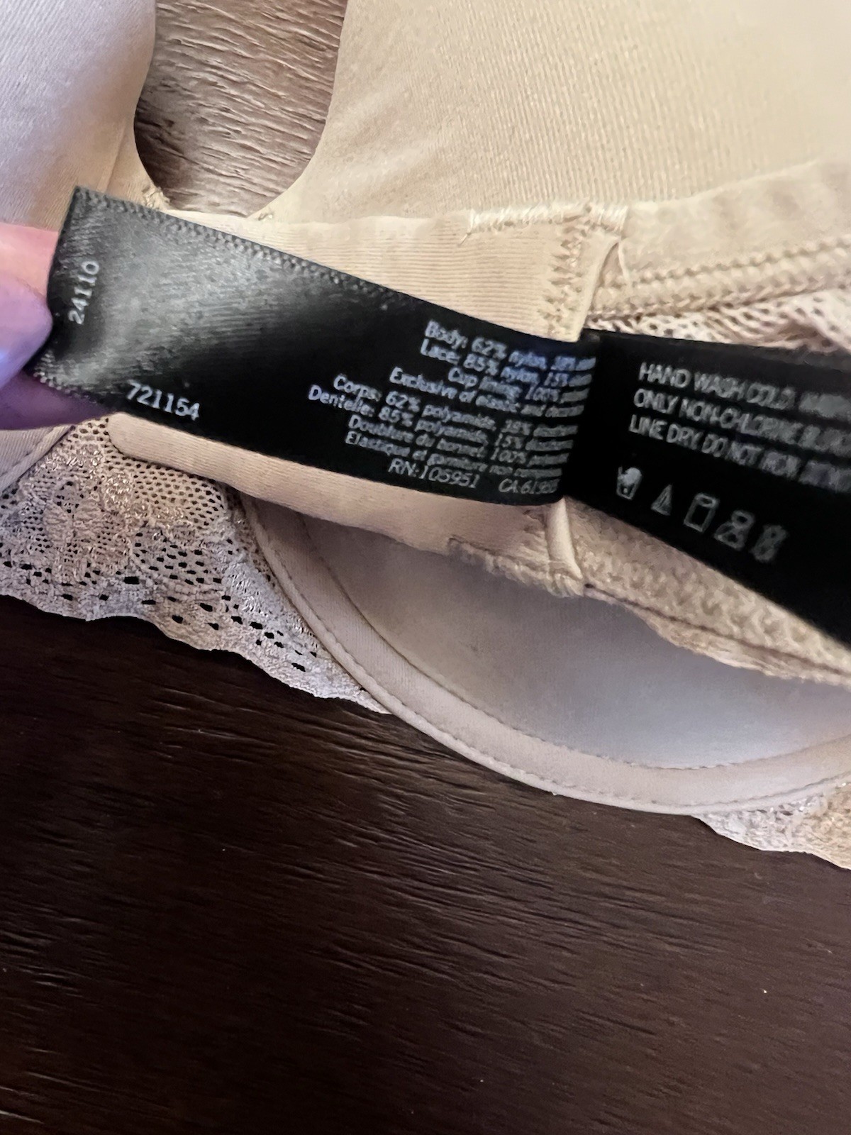 NATORI 721154 Bliss Perfection T-shirt Bra Cafe New Size 34D