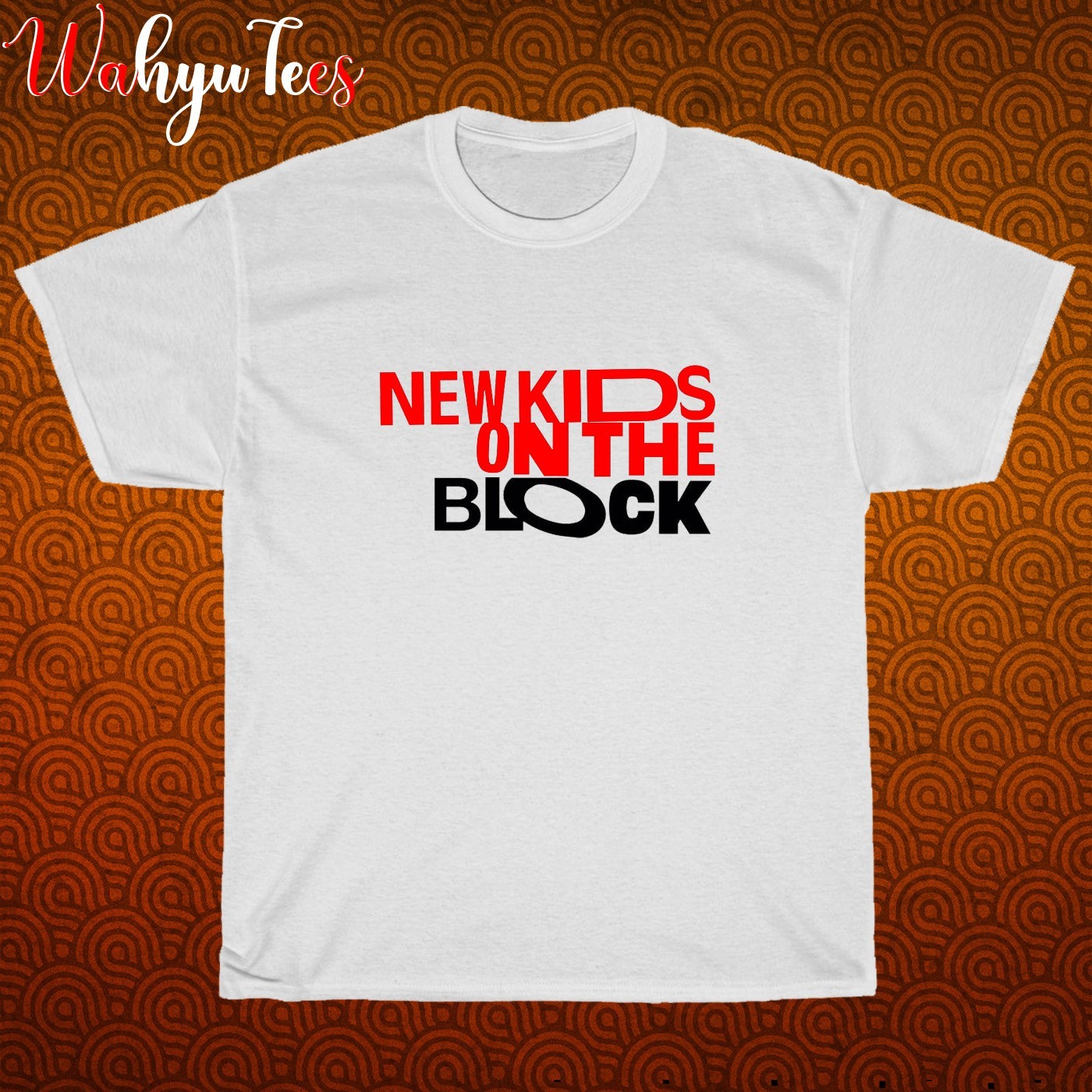 New Kids On The Block Logo Men’s Black/Grey/White/Navy T-Shirt Shipped from USA