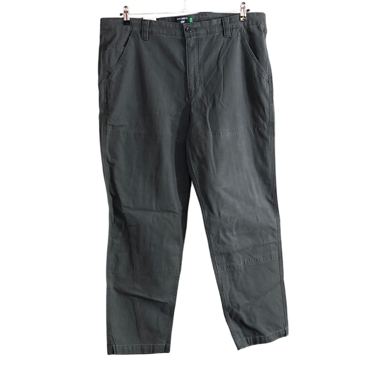 Dockers Men’s Straight Fit Utility Pants Grey Gray Size 40W 30L 40×30 New