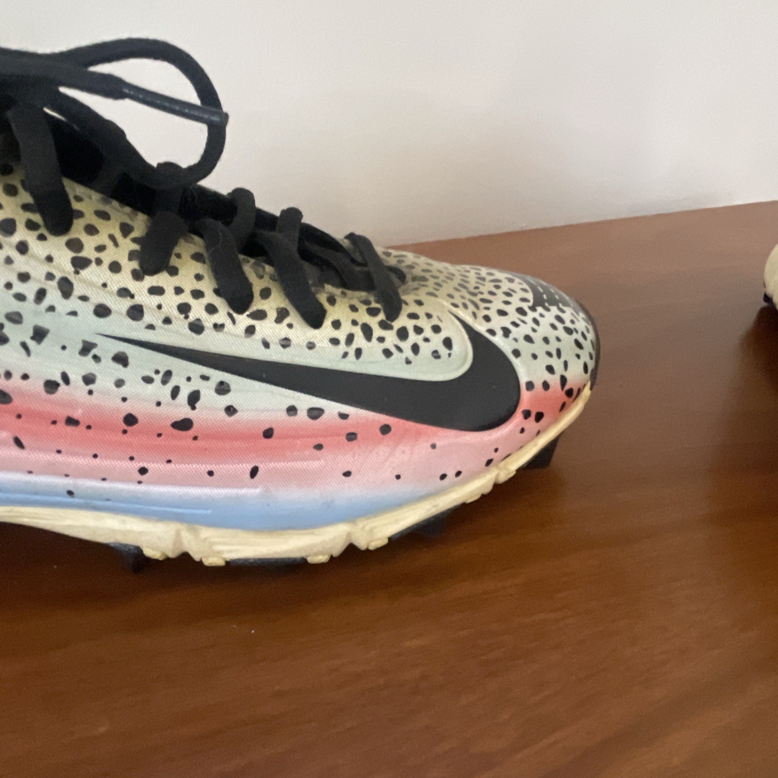 Mike Trout All-Star Nike Lunar Vapor Rainbow Trout ASG Cleats Size 5