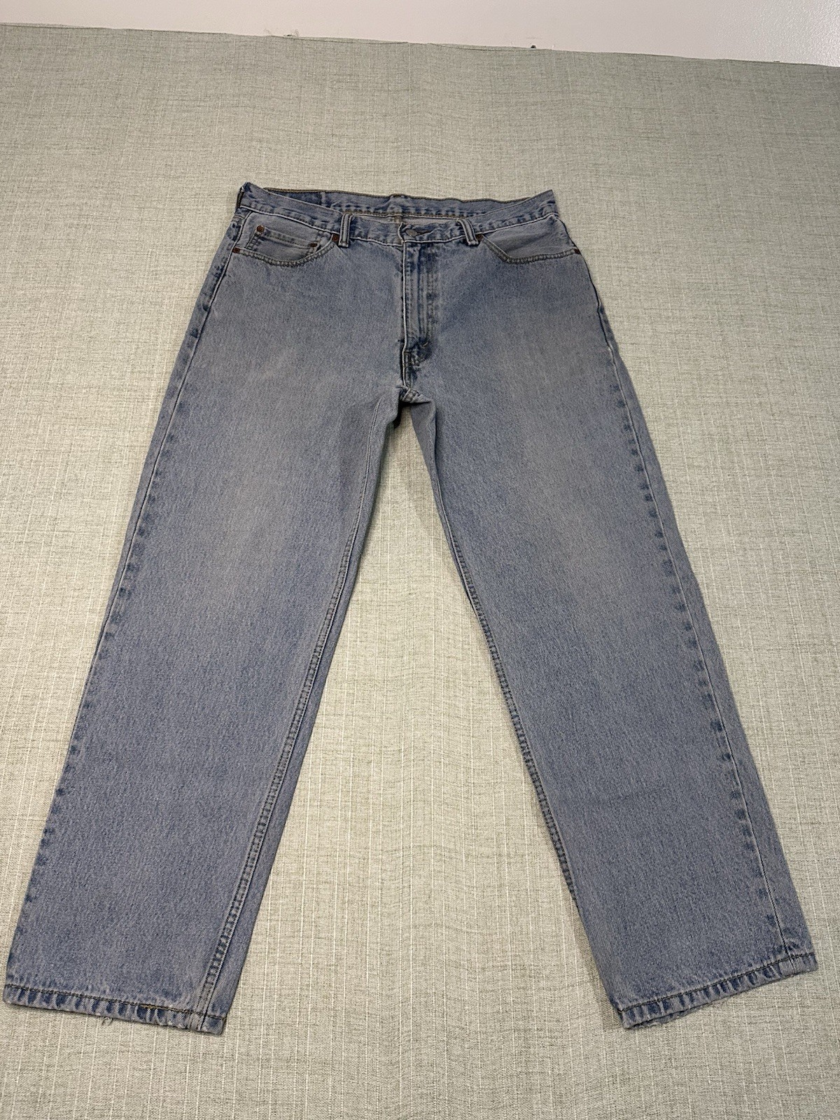 Levi’s 550 Relaxed Fit Medium Blue 100% Cotton Denim Jeans Men’s 36X30