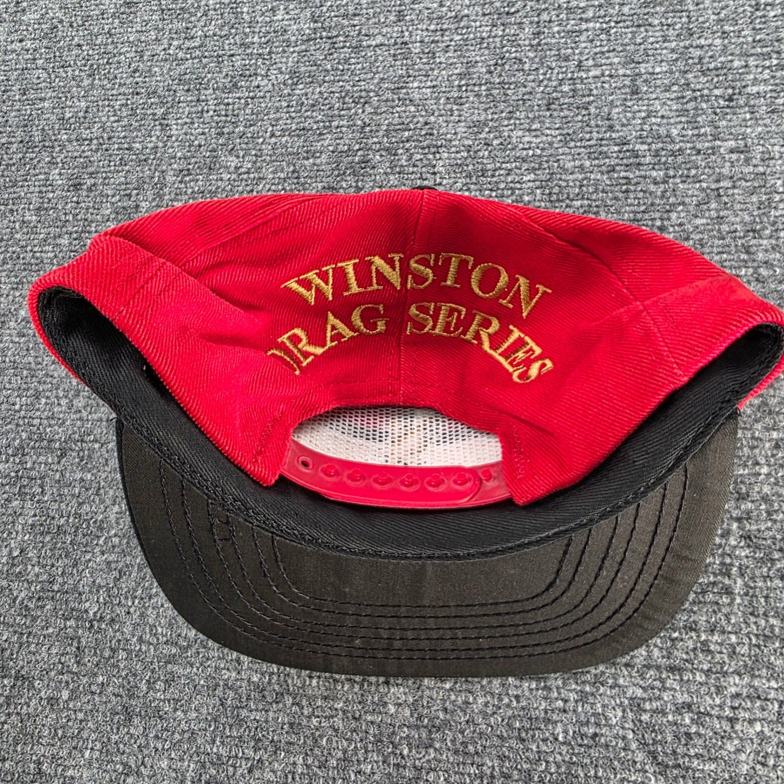 Vintage 1996 Winston Select Invitational Champion Hat Snapback Eagle Red Black