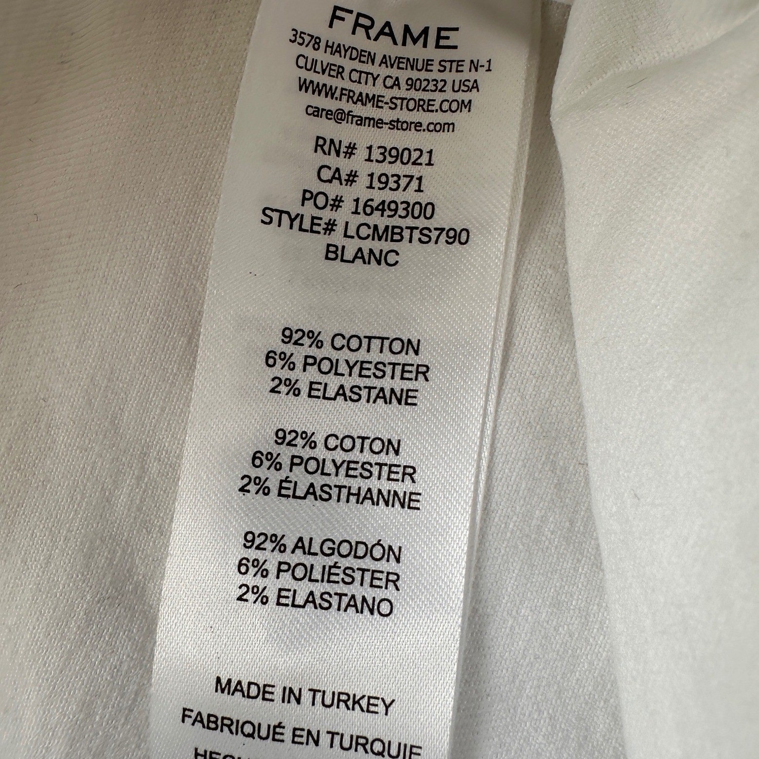 FRAME Le Crop Mini Boot Wmn 30 White Blanc Utility Patch Pocket Jeans Excellent