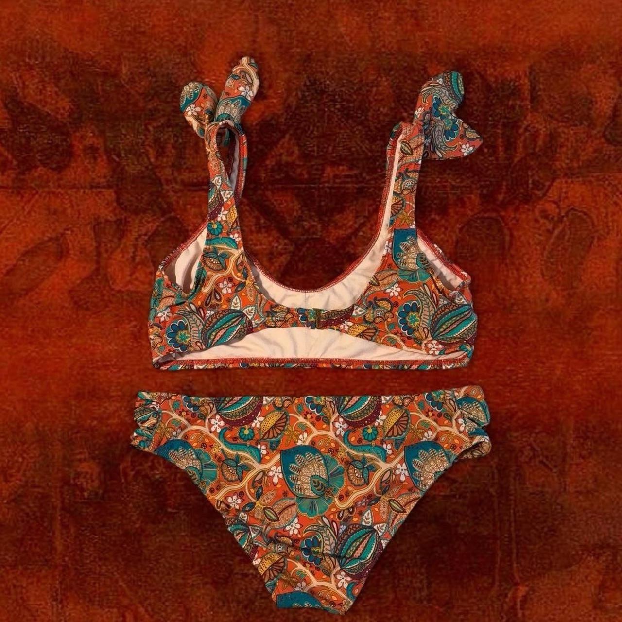 Colorful Patterned Bikini Set