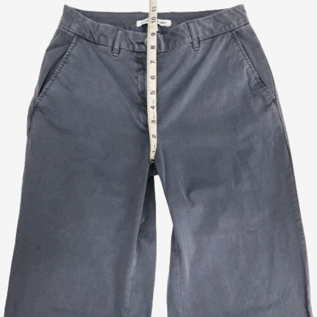Elizabeth and James Kohls Gray Wide Cropped Leg Pants Women’s 2