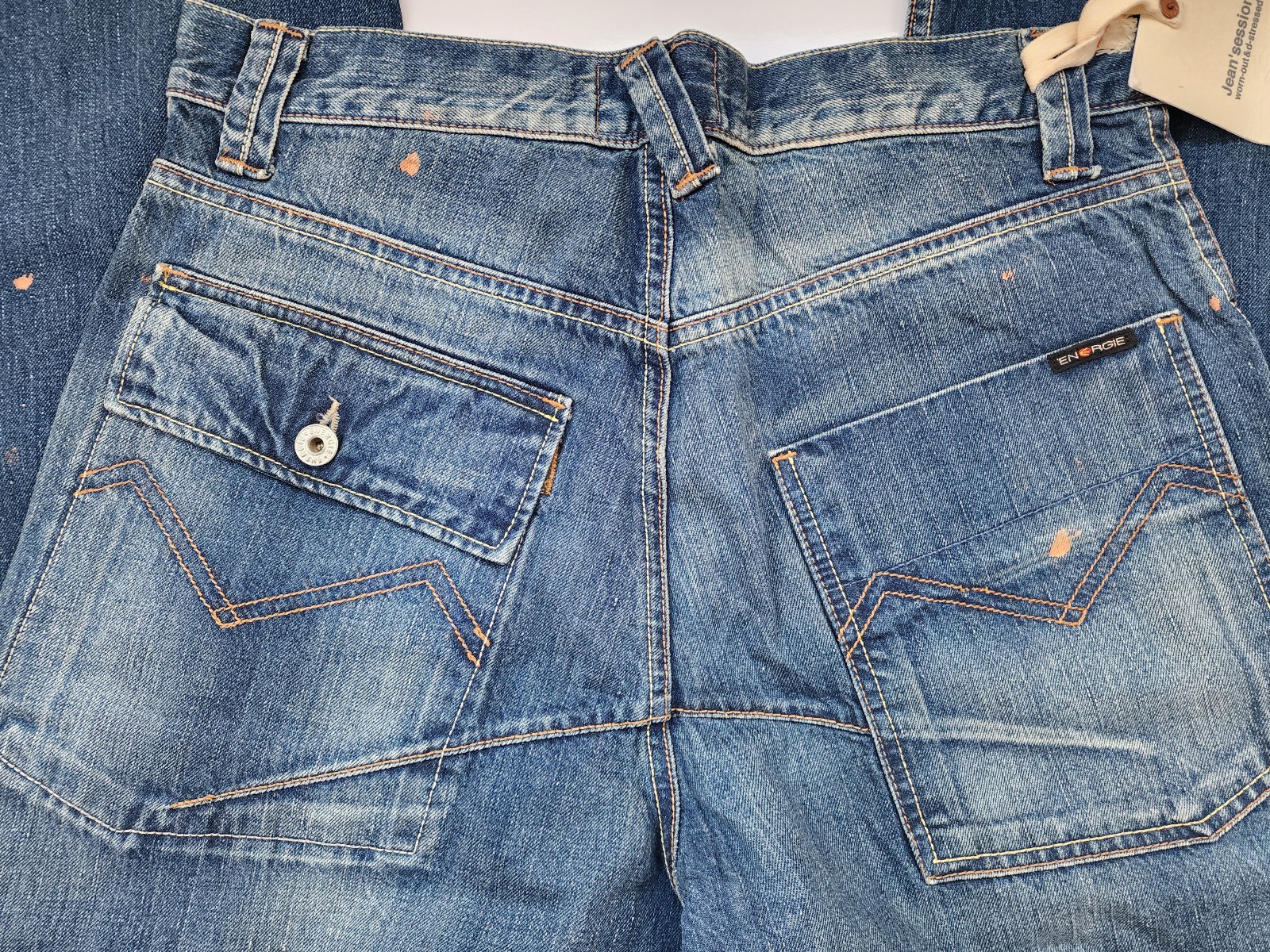 Designer ENERGIE Men $380 MIHARAYASUHIRO Distressed Relaxed Jeans Denim 31