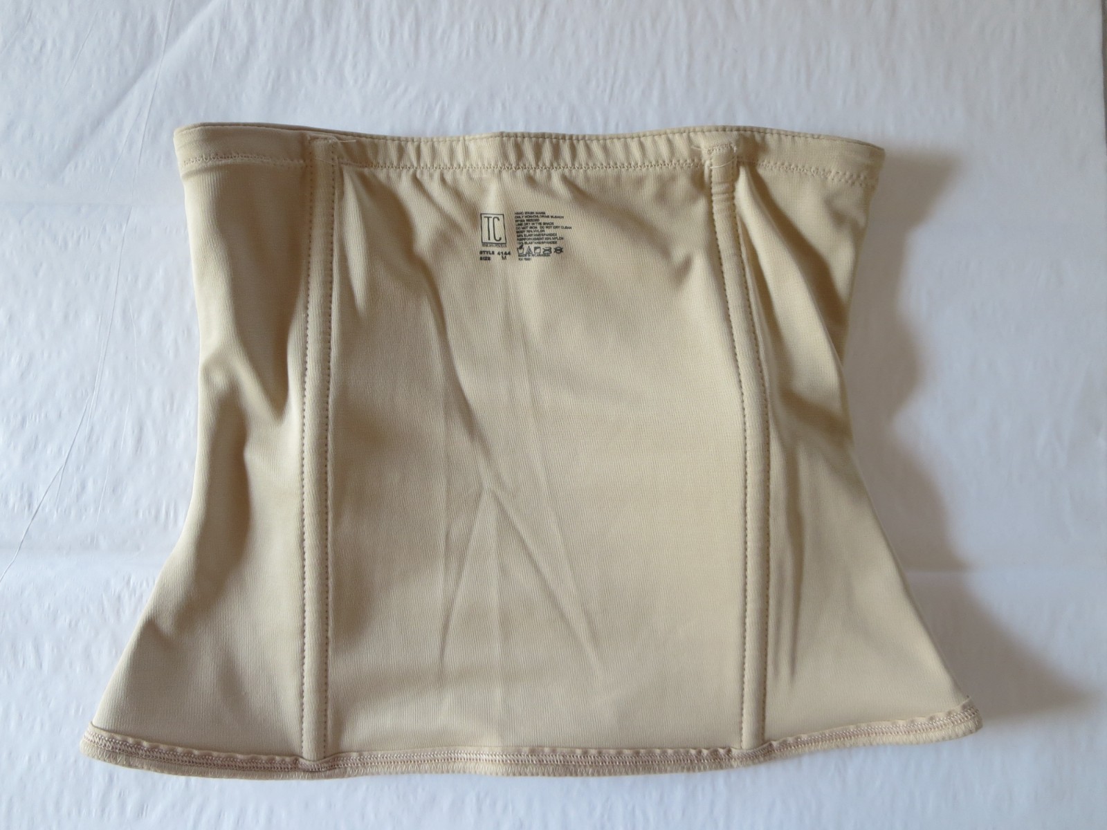 TC FINE INTIMATES WAIST CINCHER #4144, MEDIUM, NUDE, NWOT