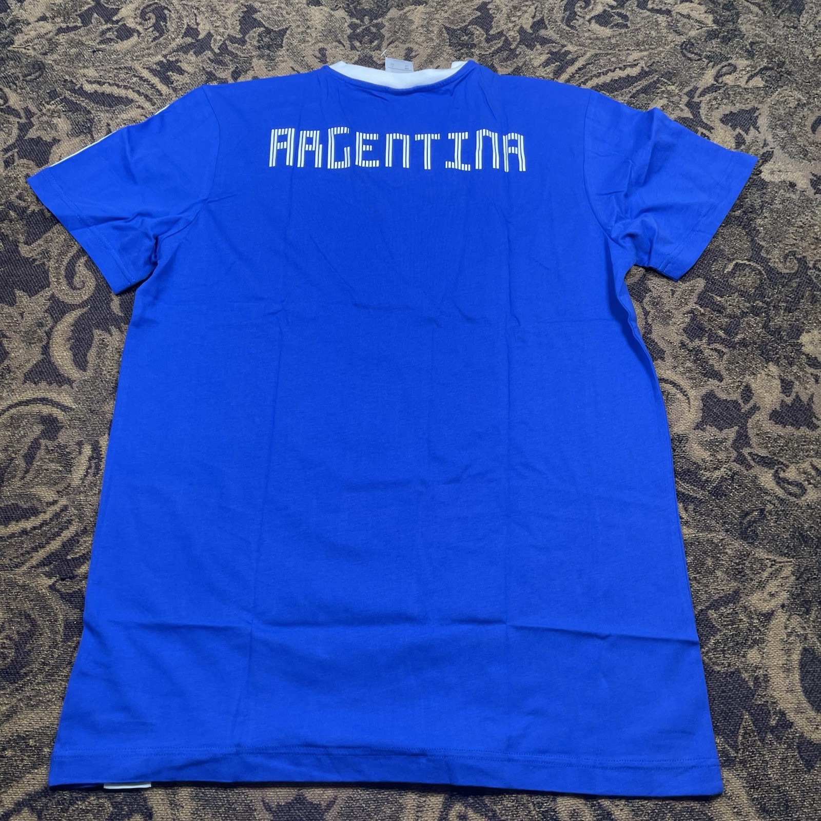 ADIDAS Argentina Retro Style CI TEE T-SHIRT Blue Mens Size Large New