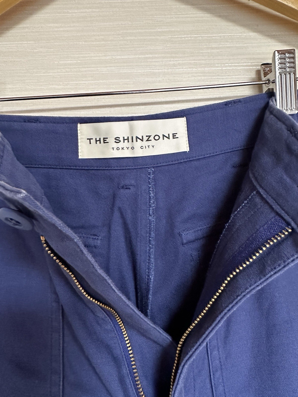 The Shinzone Tokyo Baker Pants 15AMSPA18 Navy Cotton Made in Japan Women’s 25