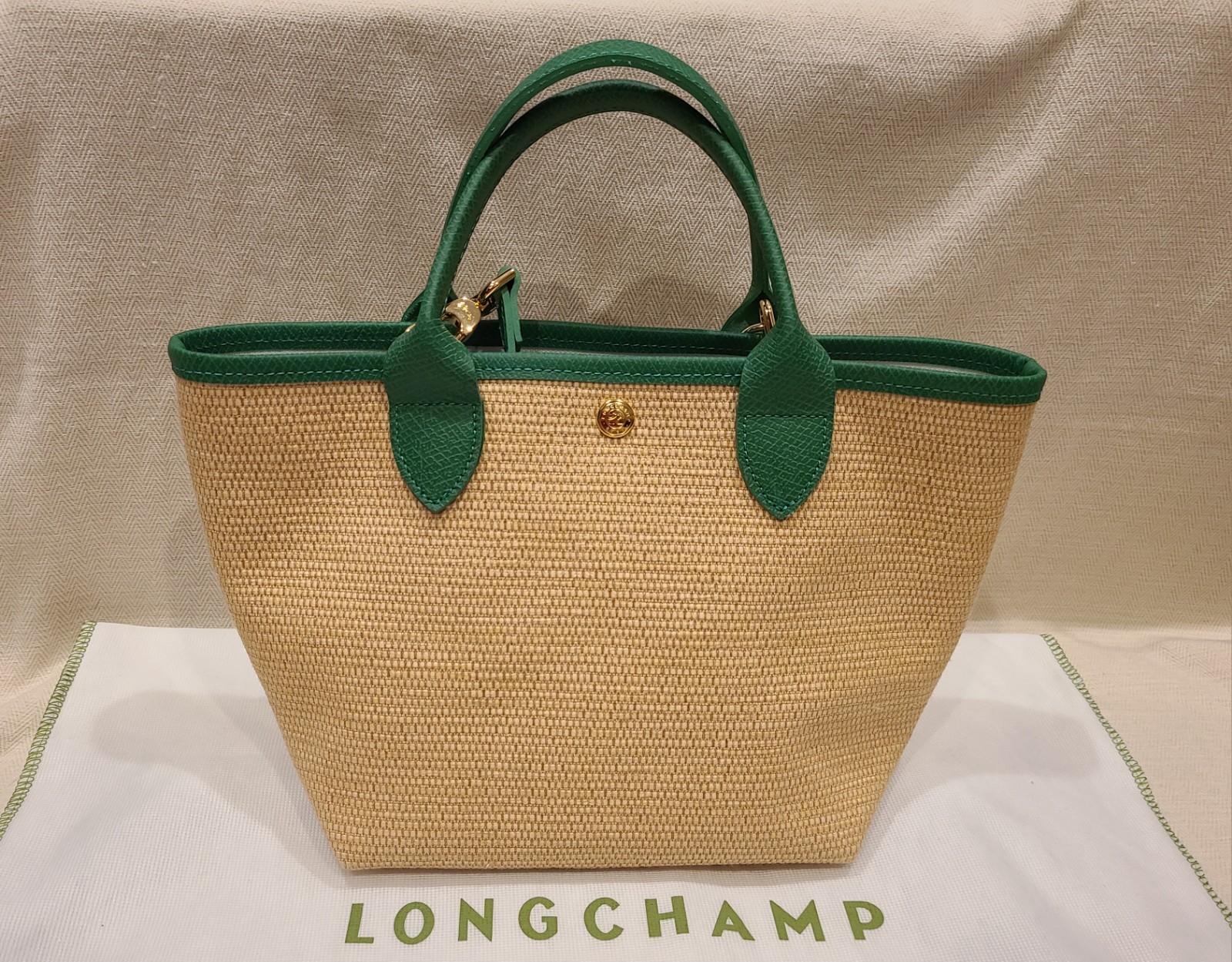 Longchamp Le Panier Pliage Small Basket Bag Tote Crossbody – NEW