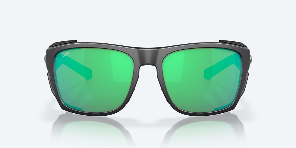Costa Del Mar King Tide 6 Black Pearl/Green Mirror 580G Polarized Sunglasses