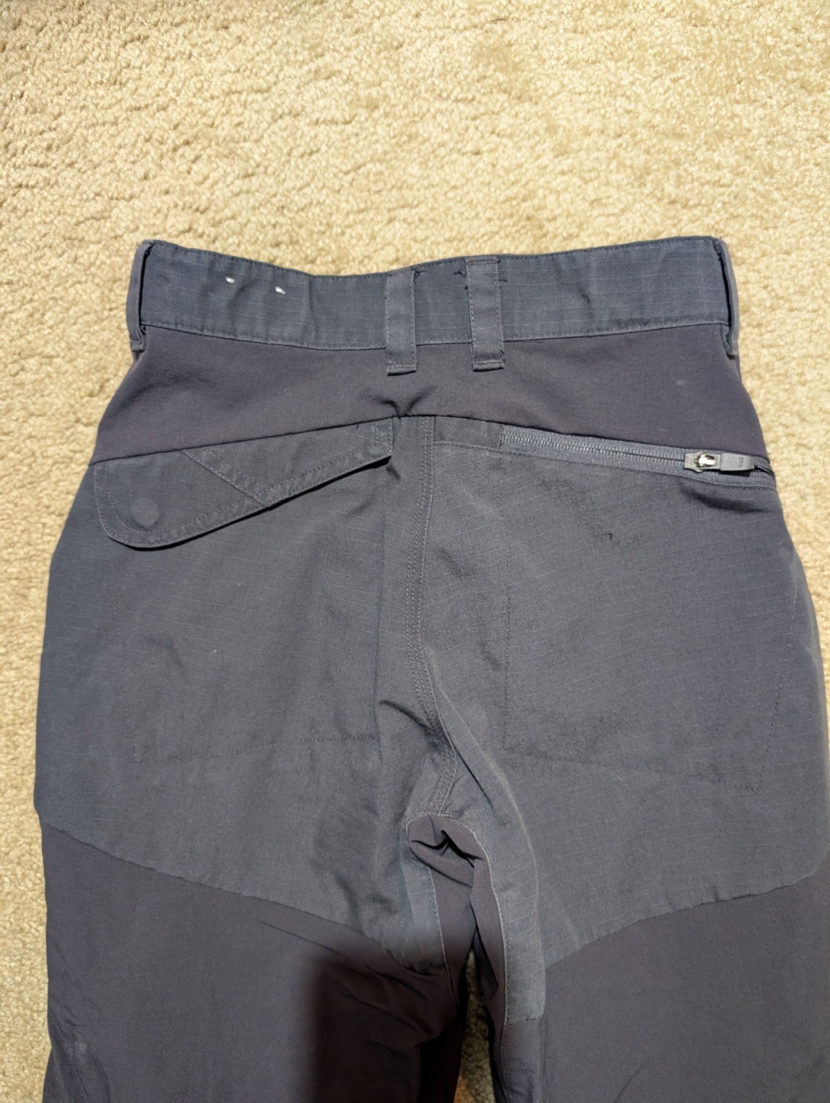 Tru-Spec Tactical Pants Mens Size 28×30 Black/Charcoal Used