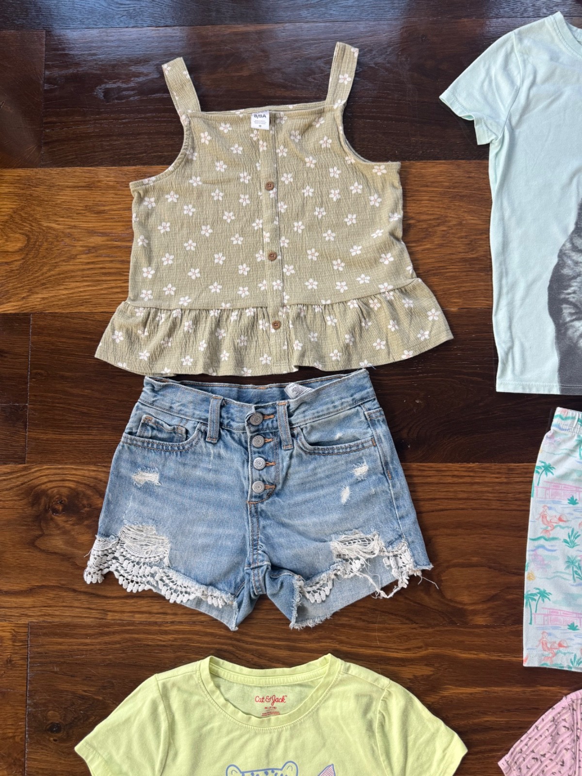37 Piece Girls Size 7/8 (M) Gap, Crewcuts & Carters Summer Clothes Lot