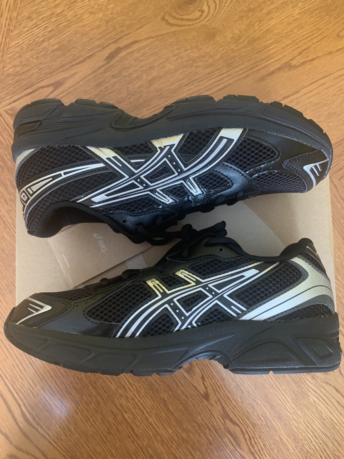 ASICS Gel 1130 Black Pure Silver 1201A906-001 Men Size 7