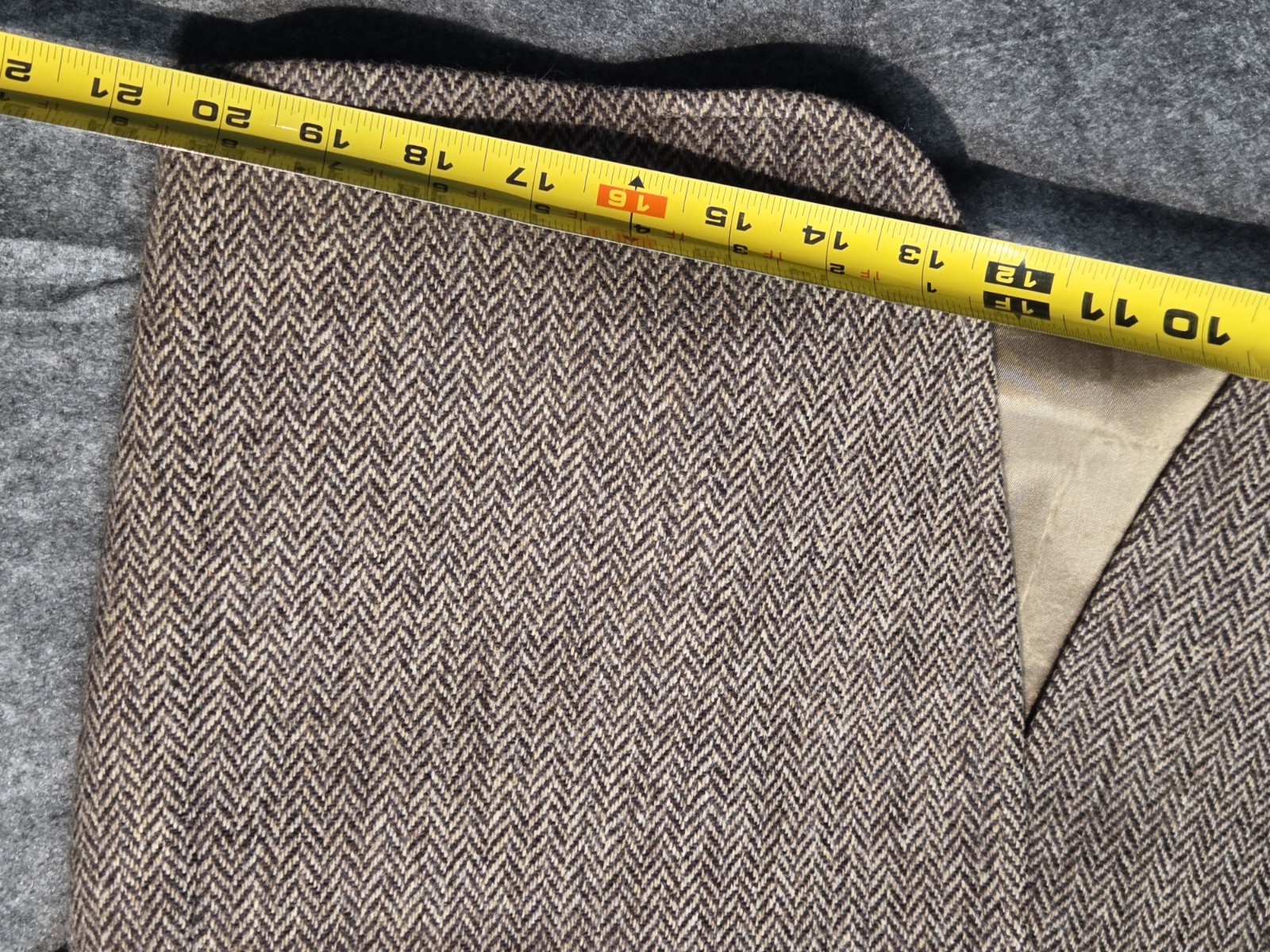 Harwick By Kingsport Blazer Jacket Men 40 Tweed Wool Inner Pockets Lined Canada