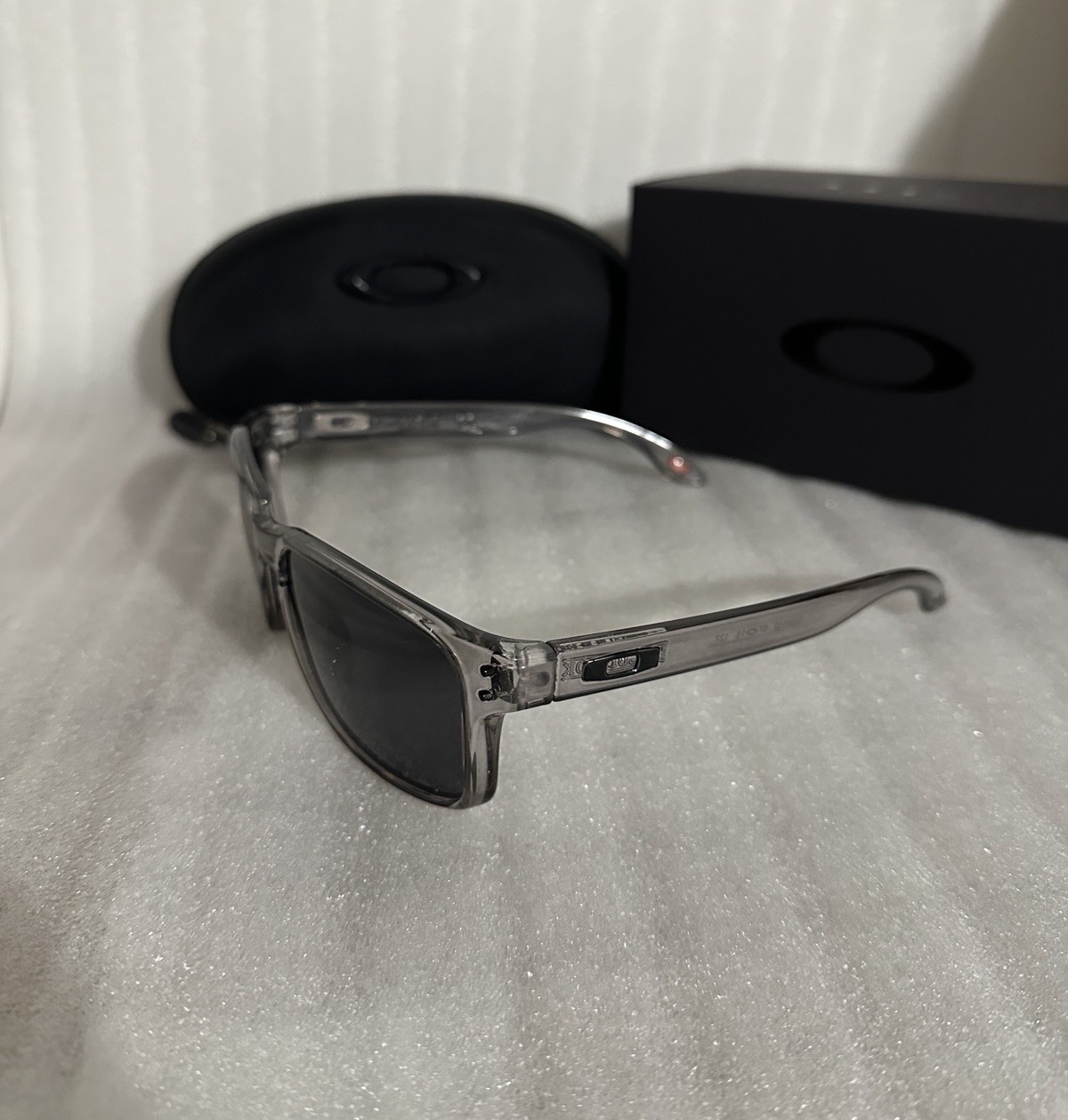 Oakley Holbrook Polarized Sunglasses Black Lens Square Sunglasses Polarized