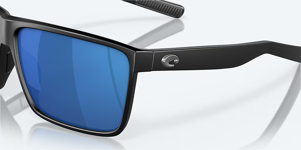 Costa Del Mar Rincon Matte Black/Blue Mirror 580P POLARIZED 63 mm Sunglasses