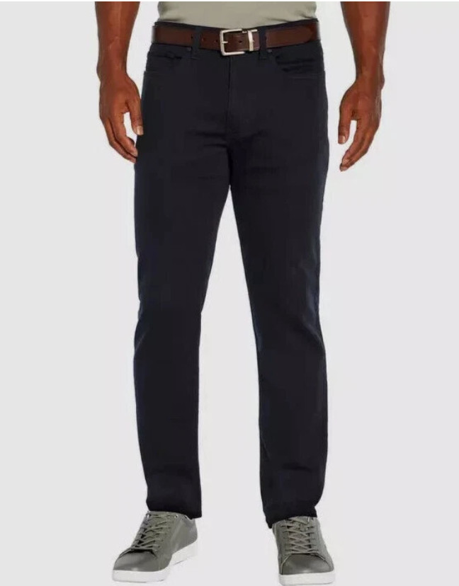 Banana Republic Men’s 5 Pocket Pant Slim Fit Stretch Fabric Comfort, Black,30X32