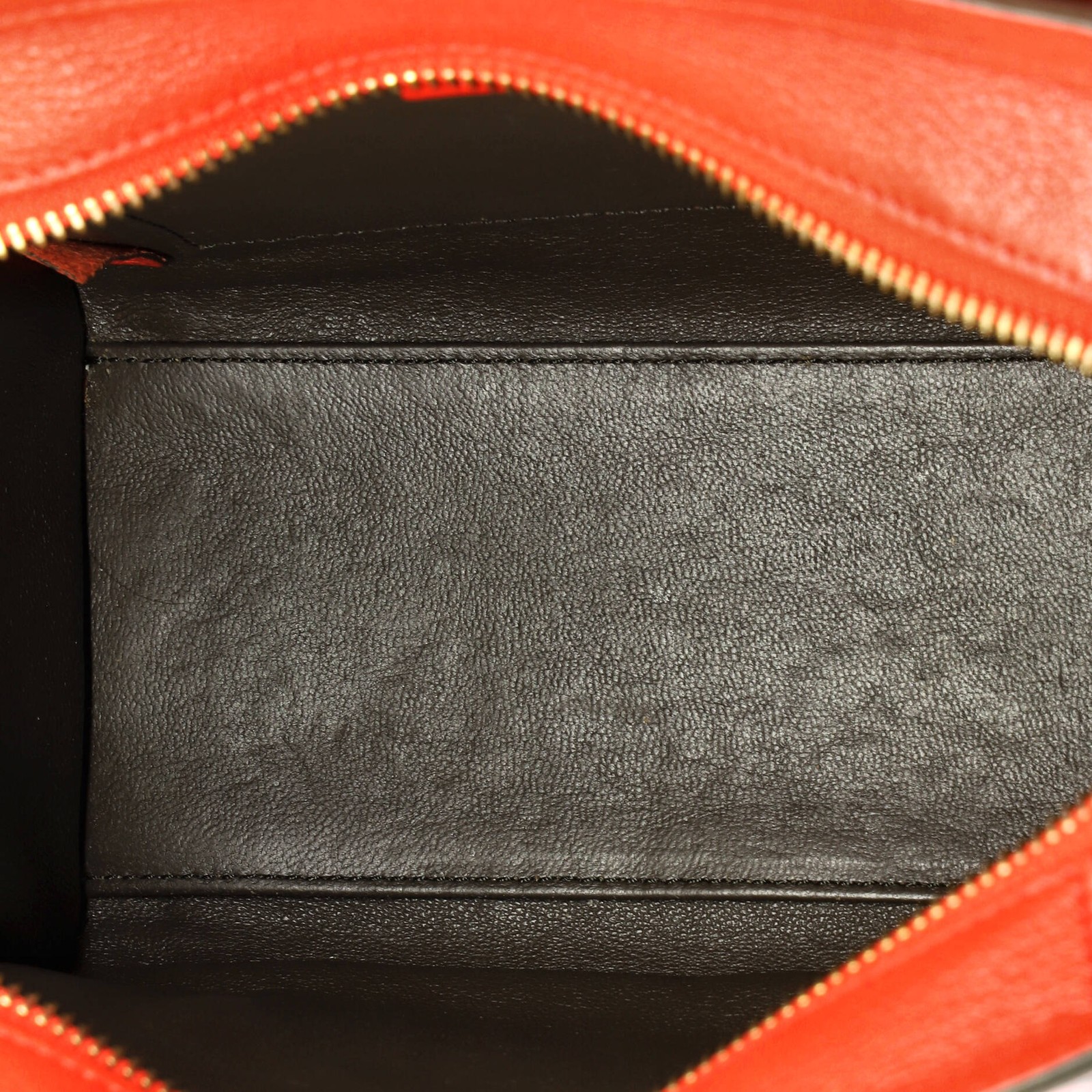 Celine Bicolor Luggage Bag Grainy Leather Nano