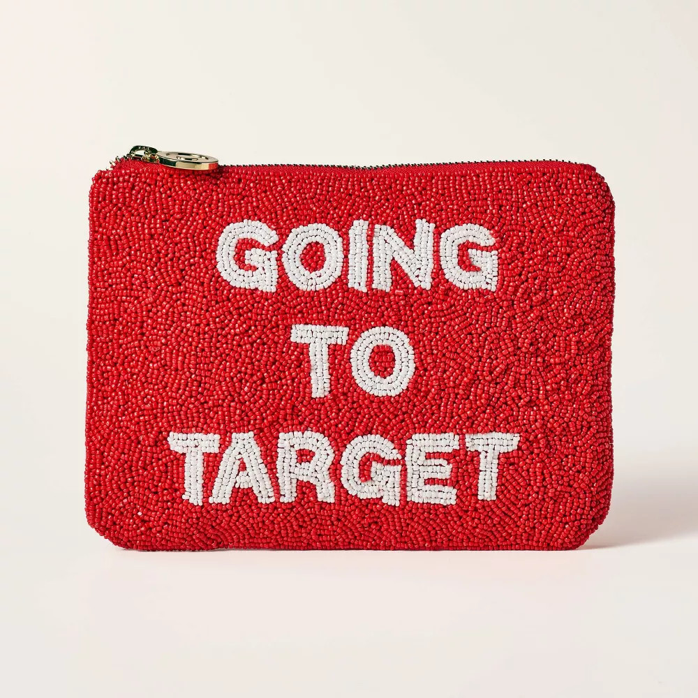Going Beaded Clutch – kate spade new york Red/White