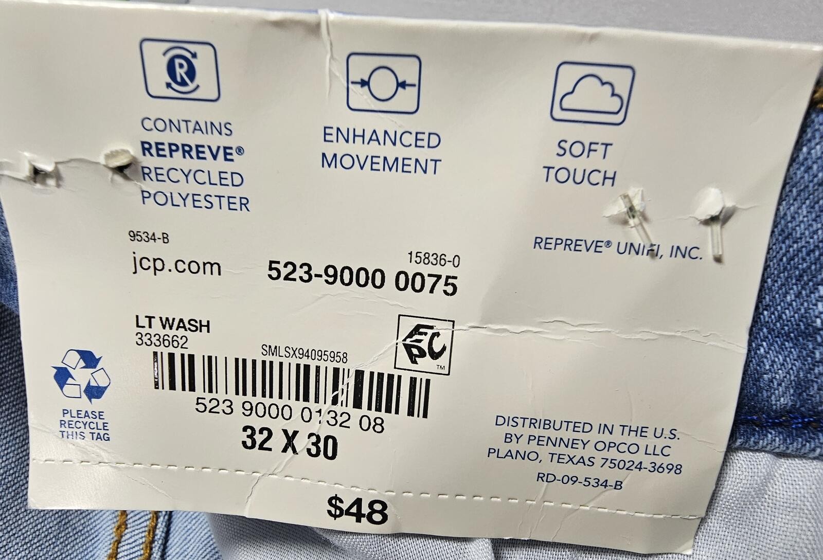 Arizona Jean Co. Athletic Taper Advance Flex 360 Jeans. Size 32×30