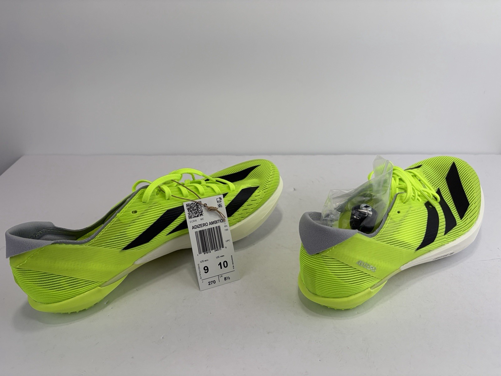 adidas Adizero Ambition Lucid Lemon Spikes IH5798 Men’s 9 Women’s 10 NWT $150