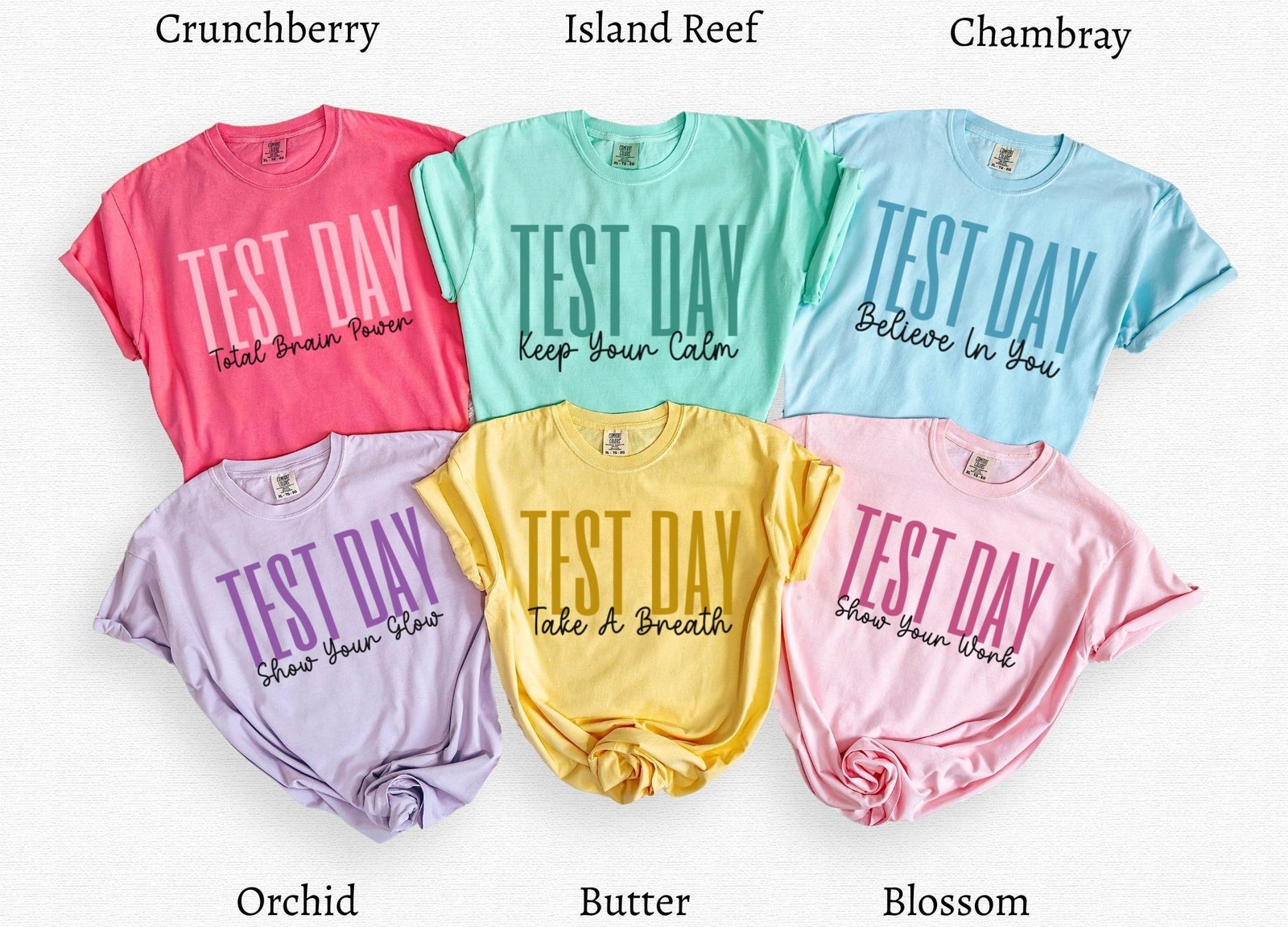 Comfort Colors Test Day Shirt,Motivational Teacher Shirts,Testing Shirt,Custom