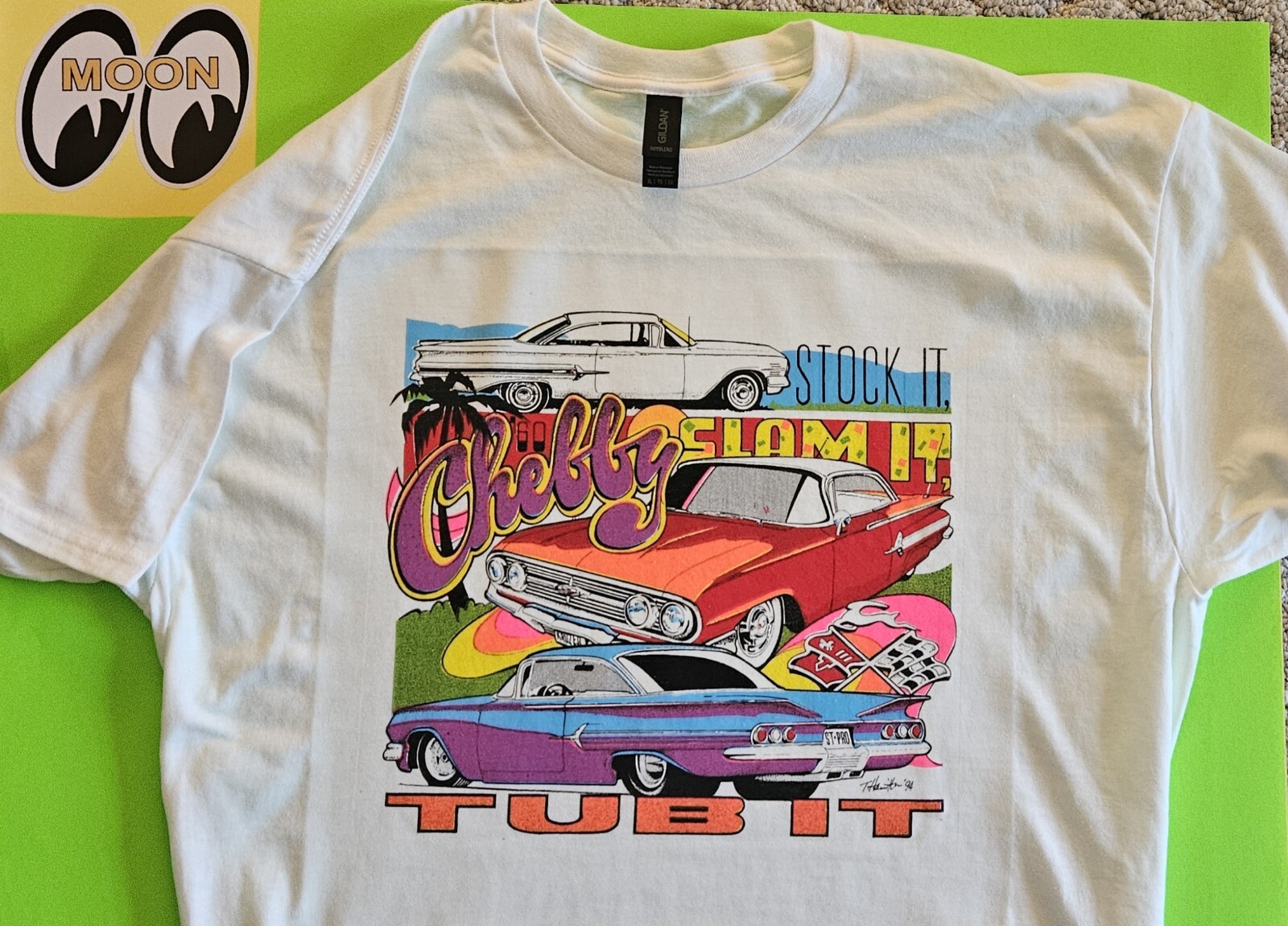 1959-60 Impala Men’s White Guildan Dryblend T-Shirt.