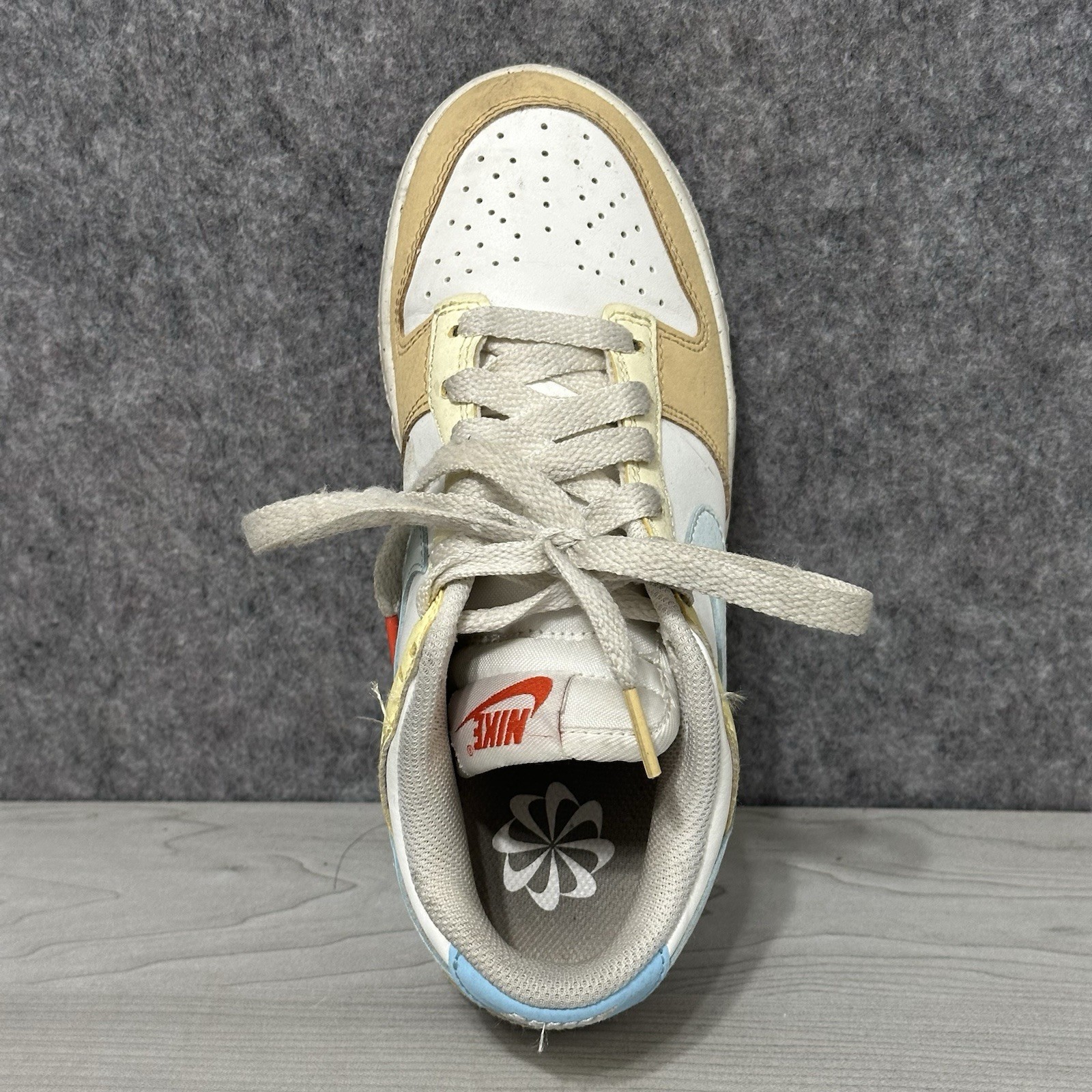 AMPUTEE Right Shoe Only Nike Dunk Low SE FZ4347-100 Multi Color Size 5.5Y