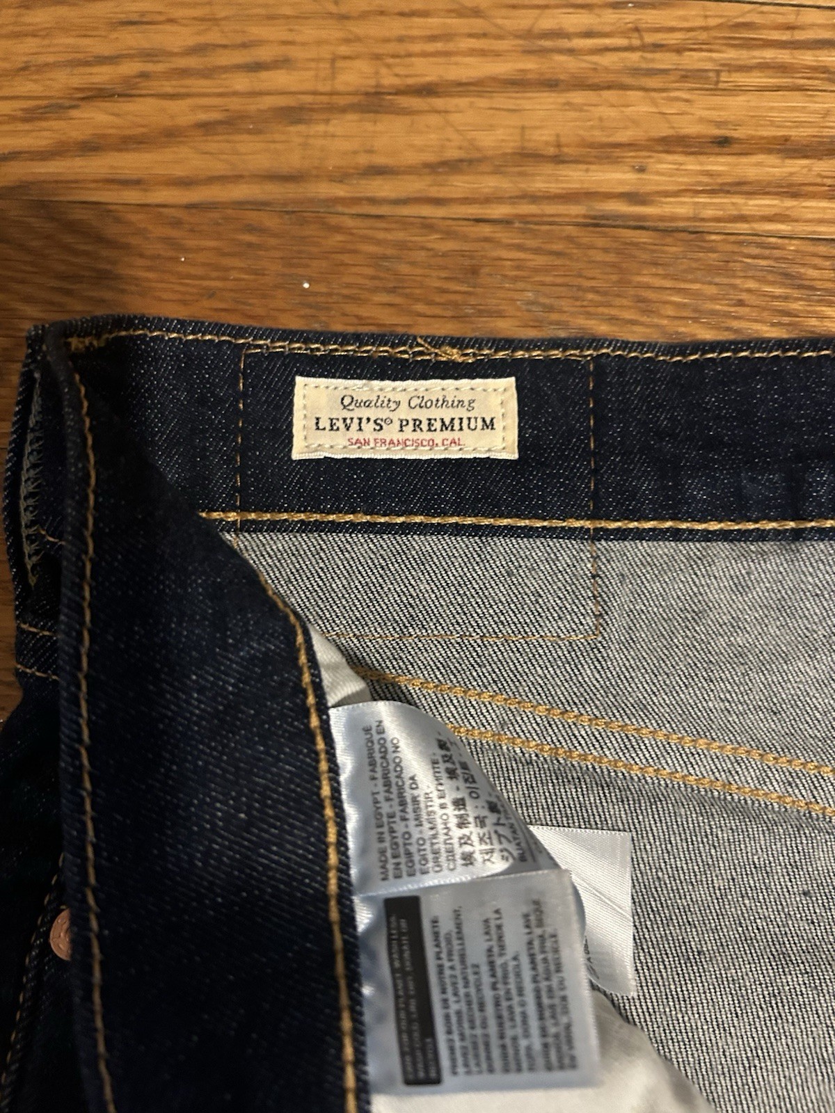 Levi’s 541 Athletic Taper Jeans Men 36×32 Blue Stretch Denim
