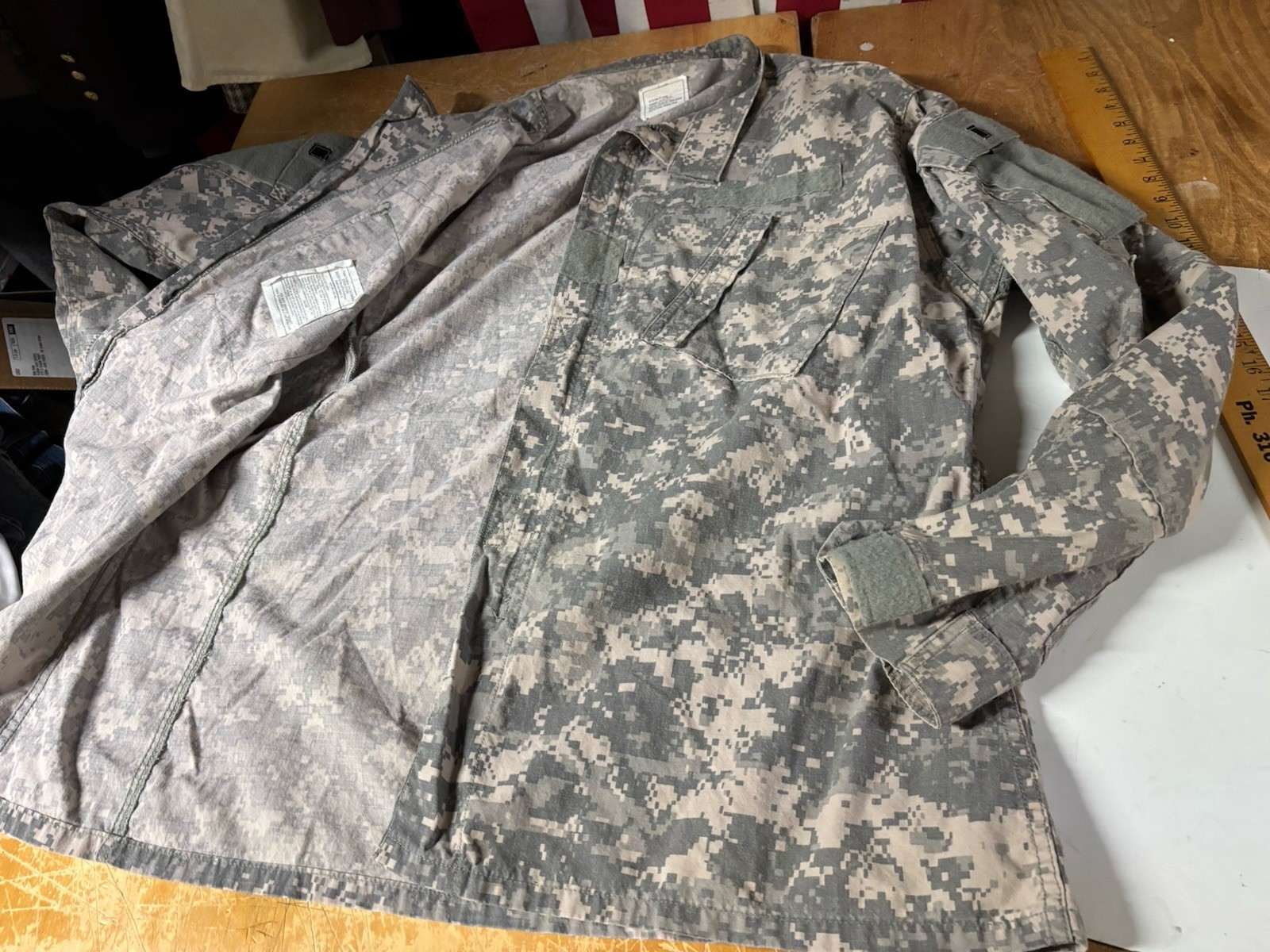 USGI Digi Camo FR ACU Combat Jacket Coat XL X-Long Tall Army Flame Resistant