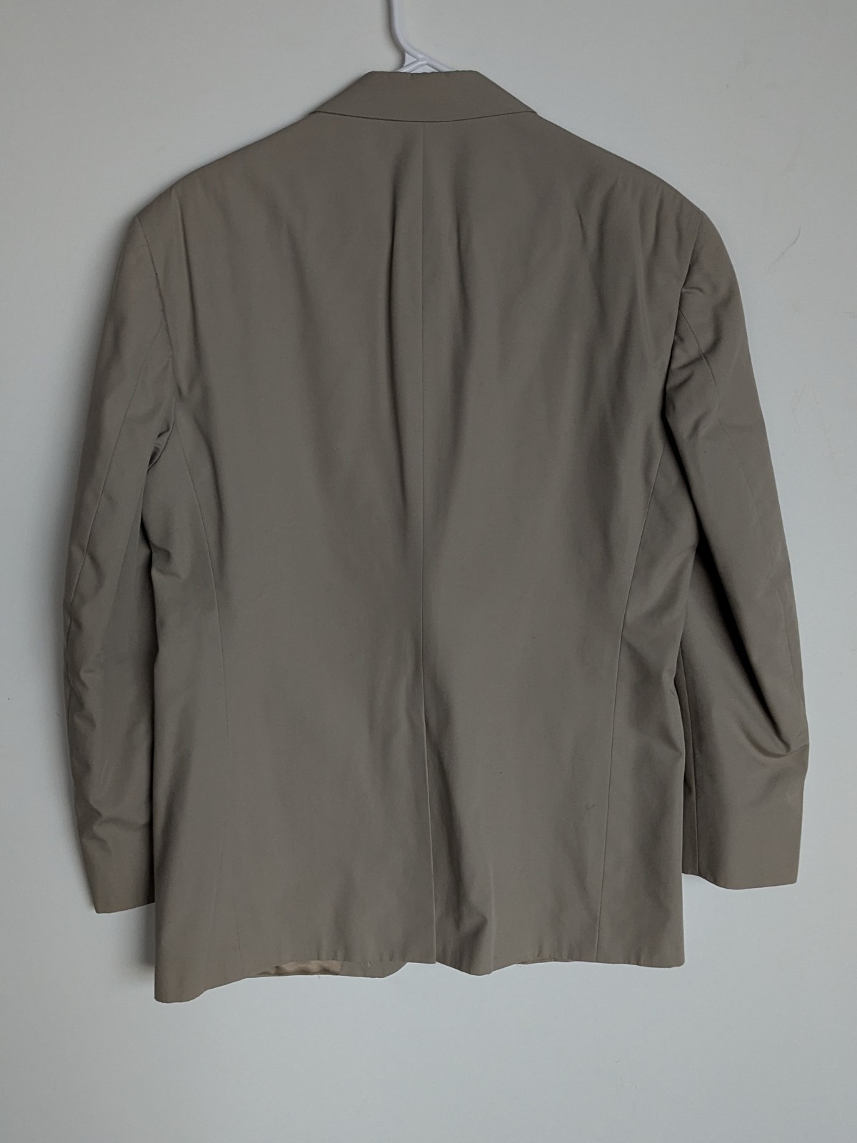 HASPEL Vtg Solid Beige Khaki BLAZER SUIT COAT JACKET Men’s 40R