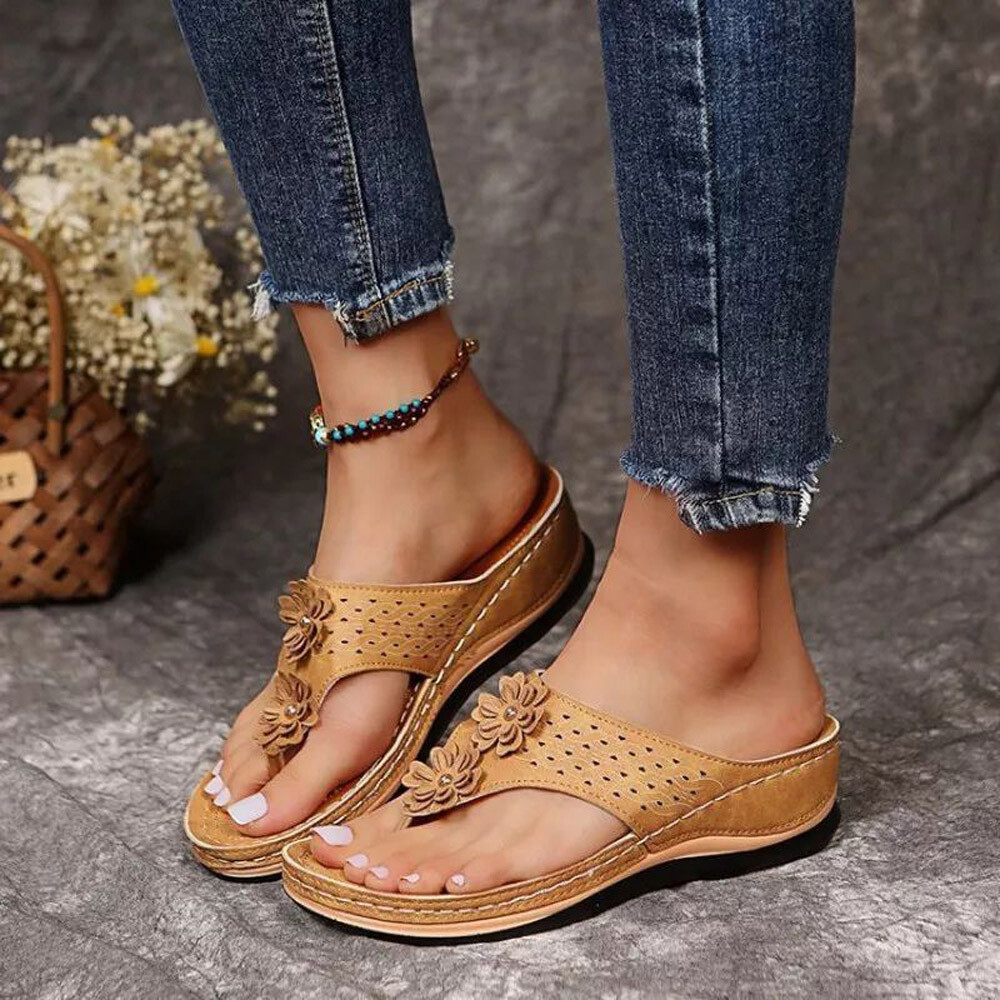 Women Flip Flops Thong Sandals Arch Support Cushion Summer Slippers Shoes USA