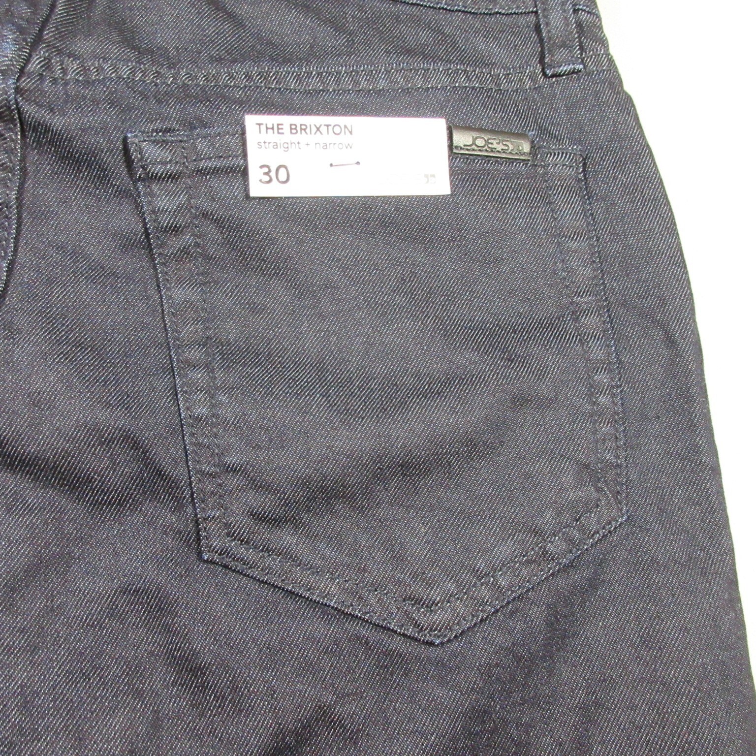 Joes Jeans mens indigo distressed The Brixton straight narrow 30×36 NWT