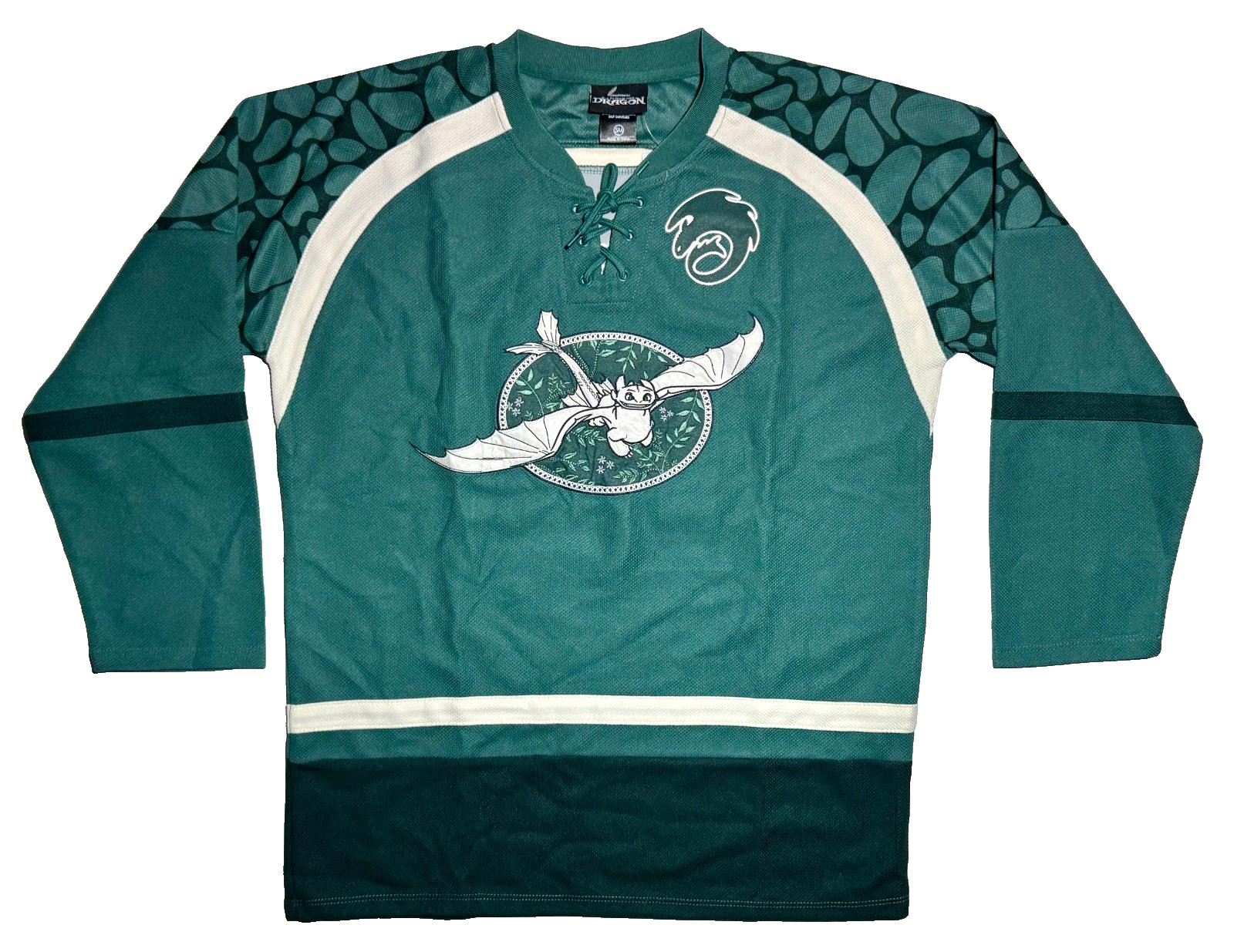 DreamWorks How To Train Your Dragon Toothless Hockey Jersey XS,SM,MD,LG,XL,2XL