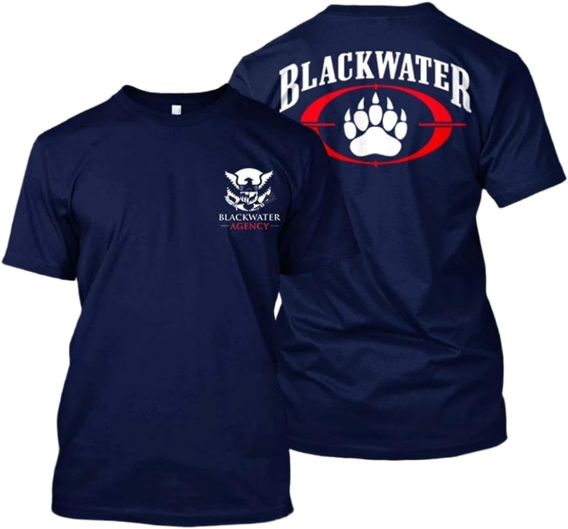 Blackwater Academi Logo Private Company Army Military T-Shirt