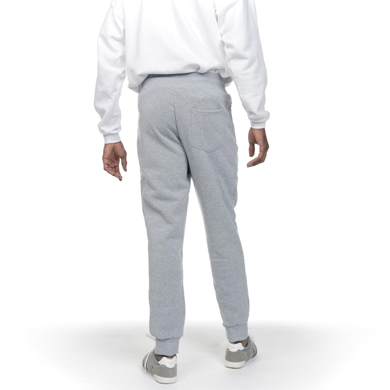 Men’s Fleece Lined Slim Fit Casual Tech Jogger Sweatpants W Zipper Pockets S-3XL