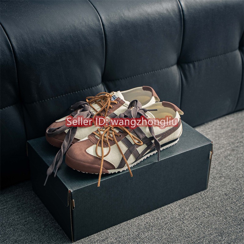 2026 Onitsuka Tiger MEXICO 66 Canvas Beige Brown 1183A360-205 Adult Unisex