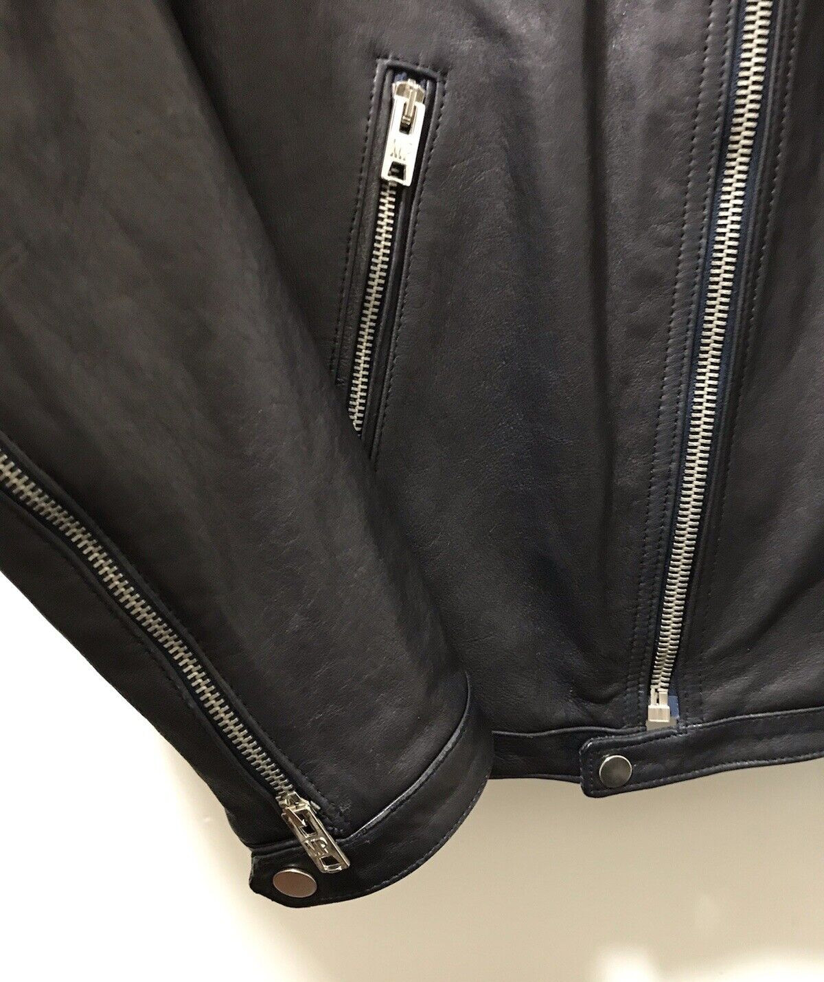 Masterpelle Italian luxury leather bike jacket L( Slim 42/41~Full40 US) NWT$1950