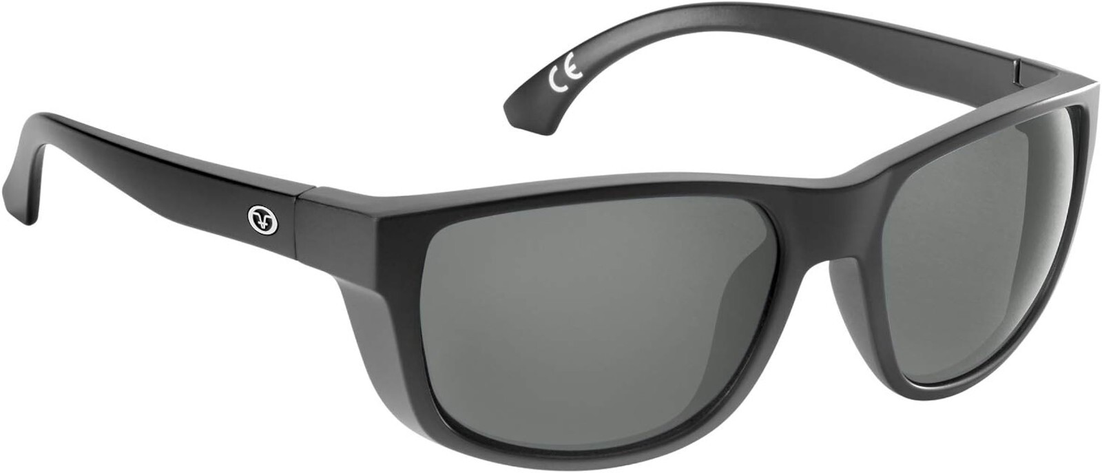 Flying Fisherman Square Duval Polarized Sunglasses Black / Smoke