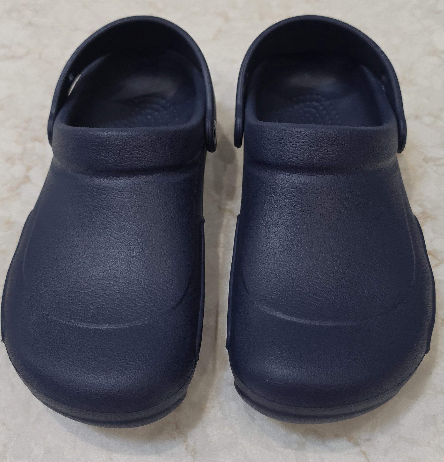 Crocs At Work Bistro Slip On Clogs Shoes Navy Men’s Sz 6 Women’s 8