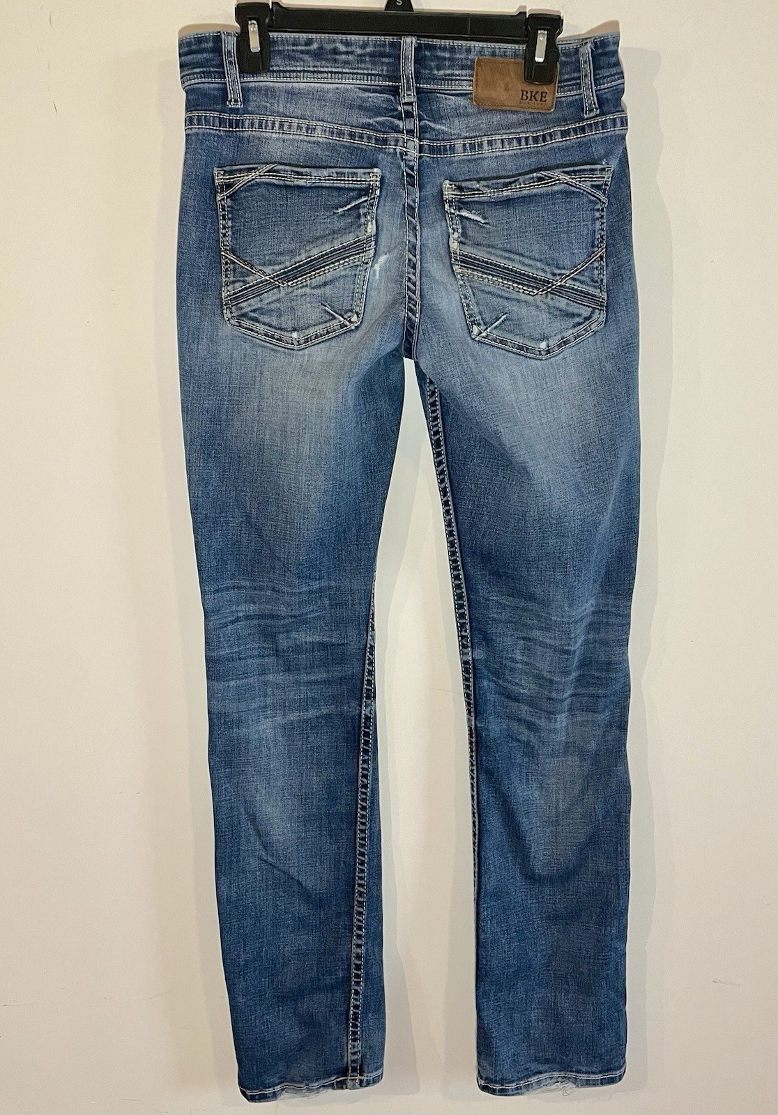 BKE BUCKLE Jean Men 30×32 Blue Wash ALEC Straight Leg Regular Fit Stretch Cowboy